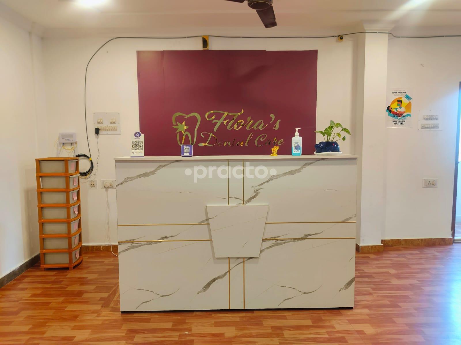 Reception Area at Flora's Dental Care Old Bowenpally Hyderabad