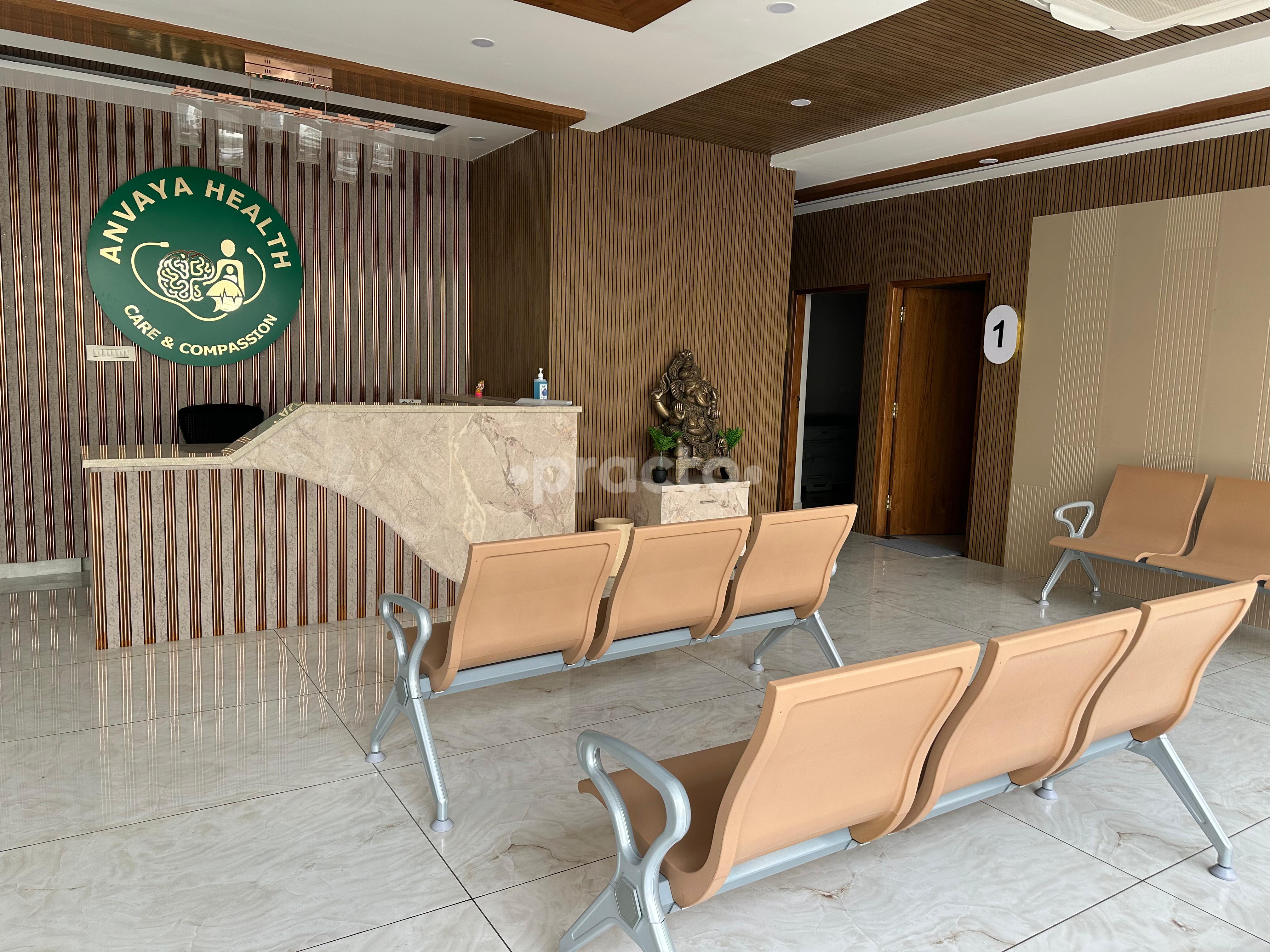 Waiting Area at Anvaya Health HSR Layout Bangalore
