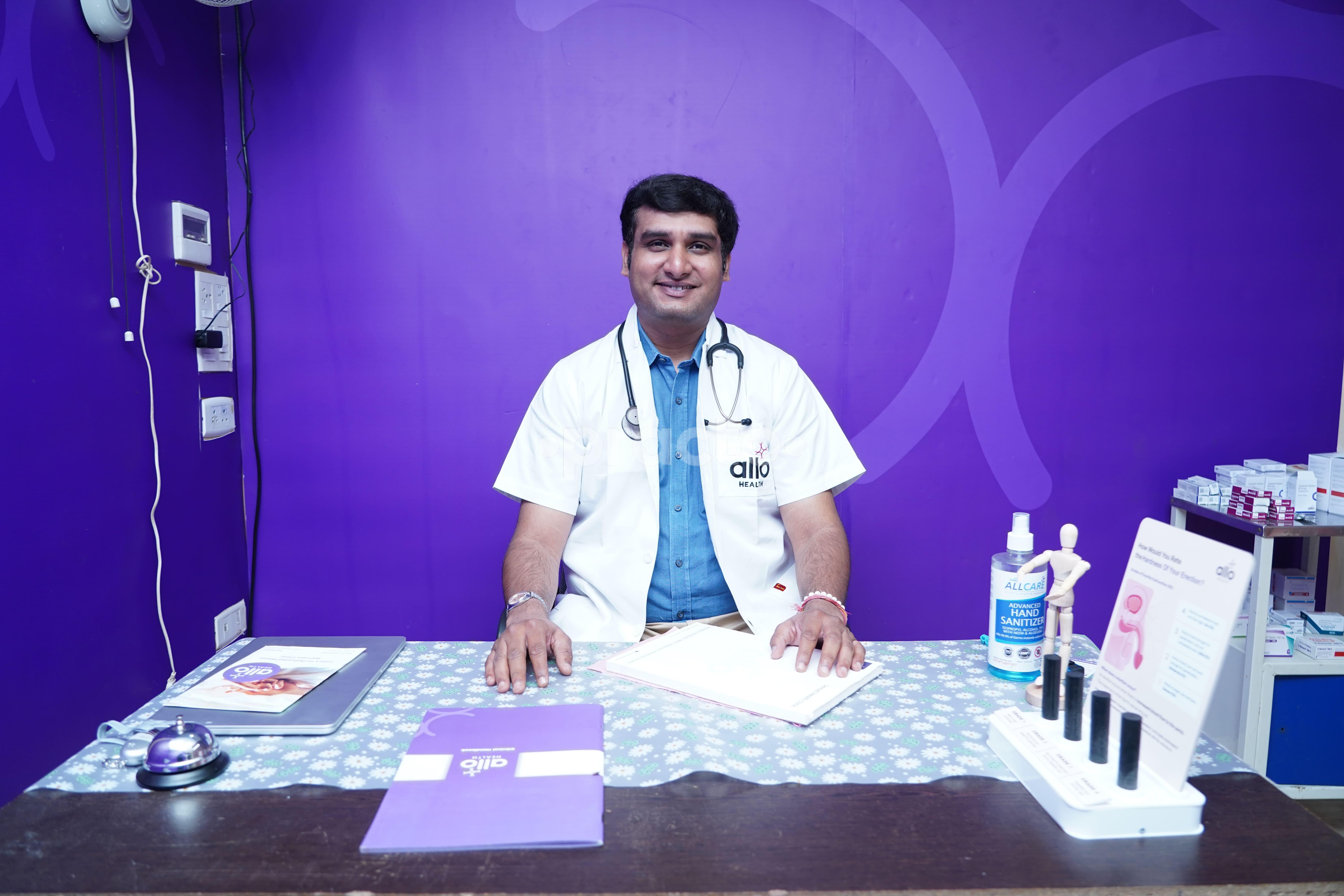 Consultation Room at Allo Sexual Health Clinic Mogappair Chennai