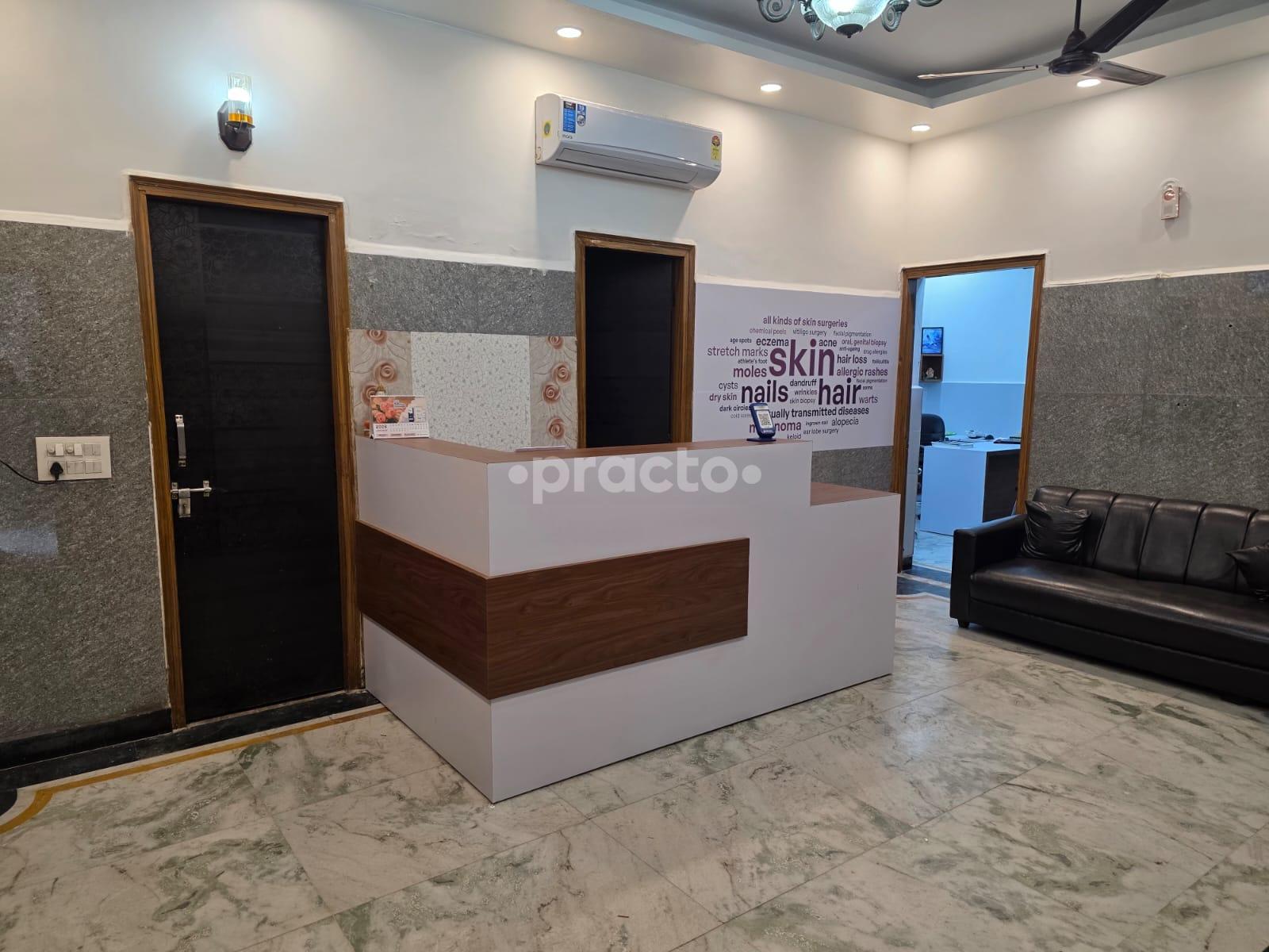 Reception Area at Dermatatva Skin Hair and Std Clinic Swarn Nagari Greater Noida