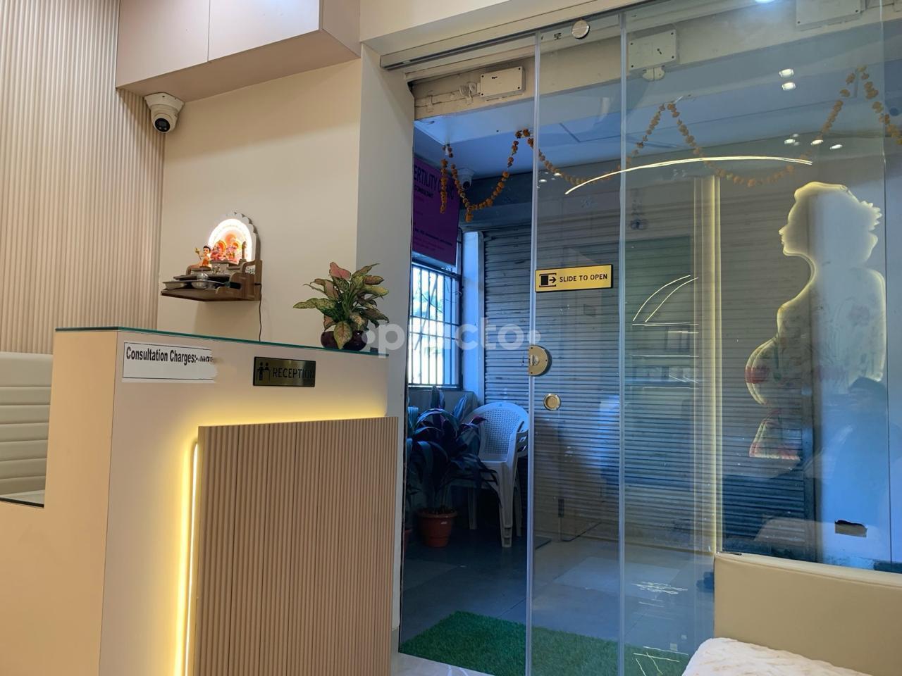 Reception Area at Dr. Pooja Gupta's Gynae & Infertility Clinic Paschim Vihar Delhi