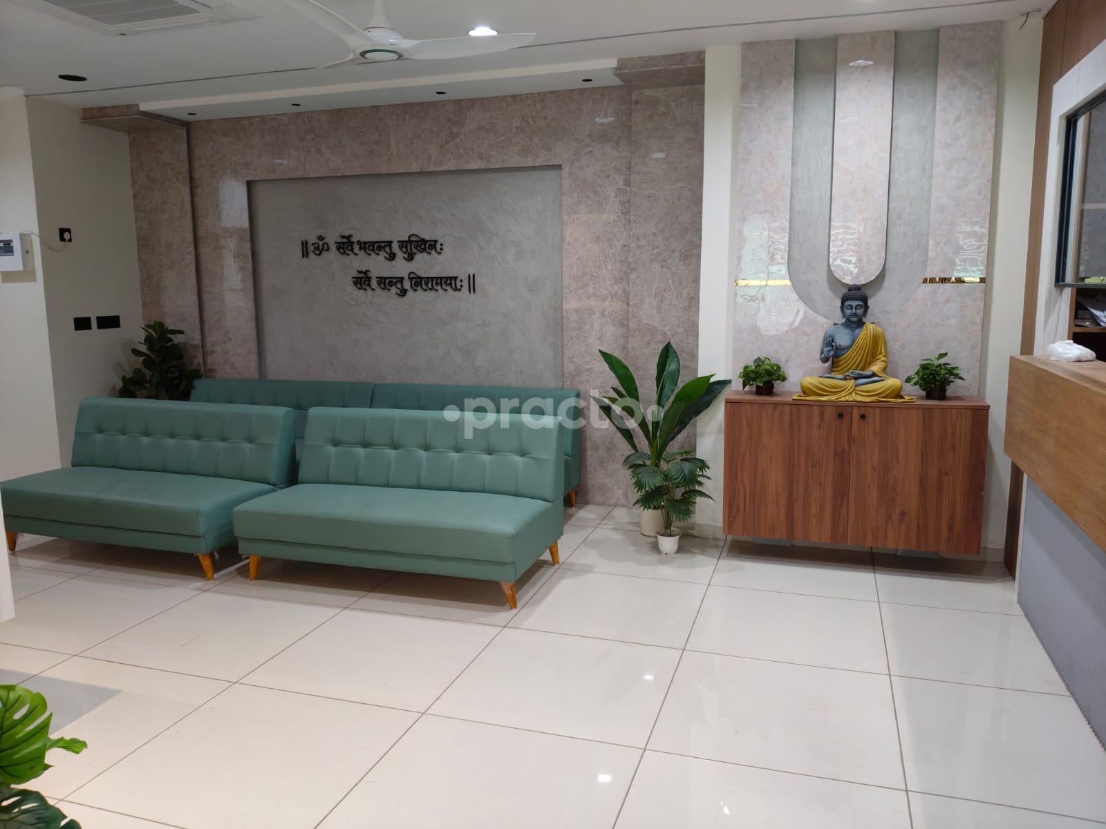 Waiting Area at Uro Cure Hospital Chandkheda Ahmedabad