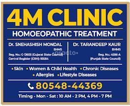 Establishment board at 4M Clinic Bhai Randhir Singh Nagar Ludhiana