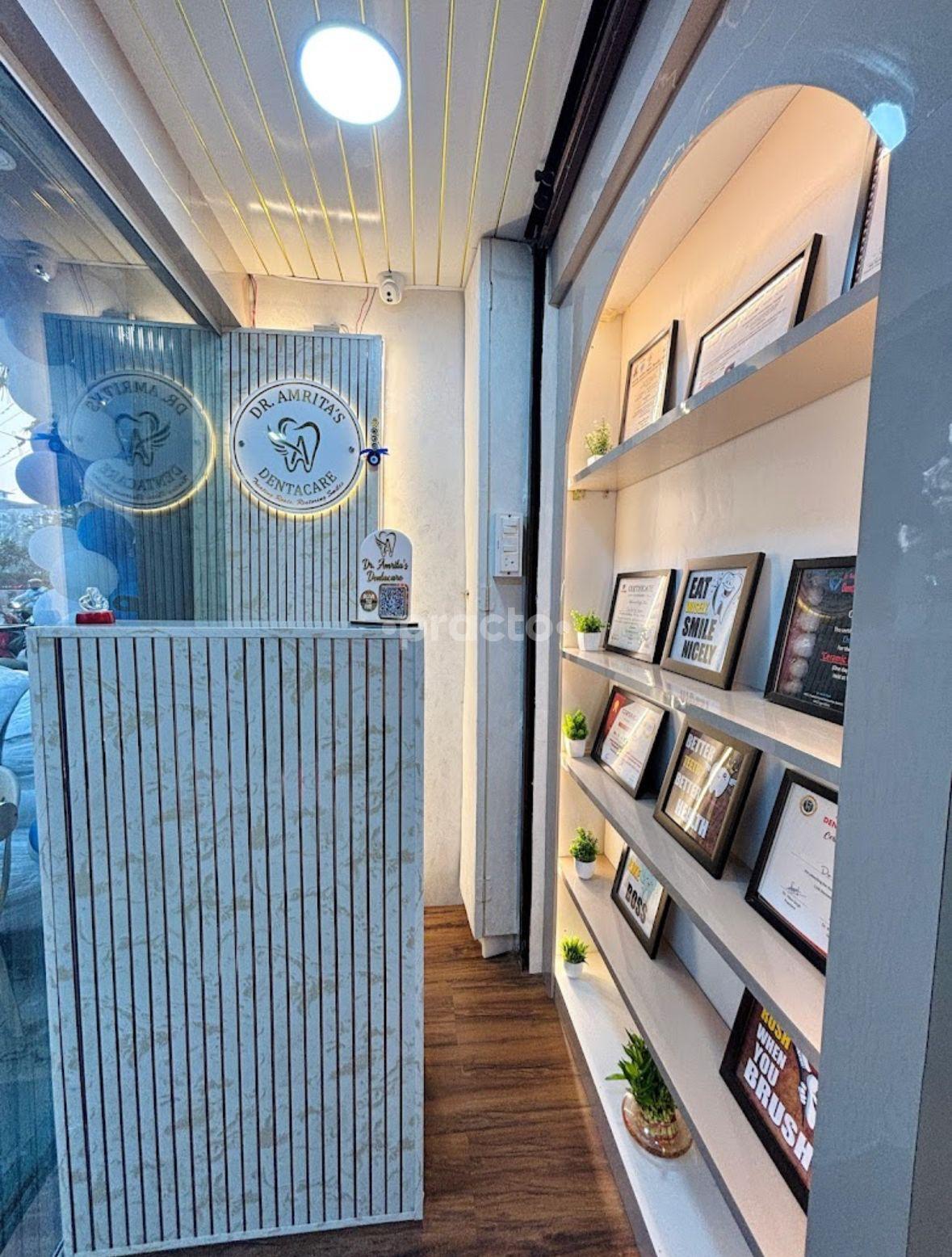 Reception Area at Dr. Amrita’s Dentacare Mira Road Mumbai