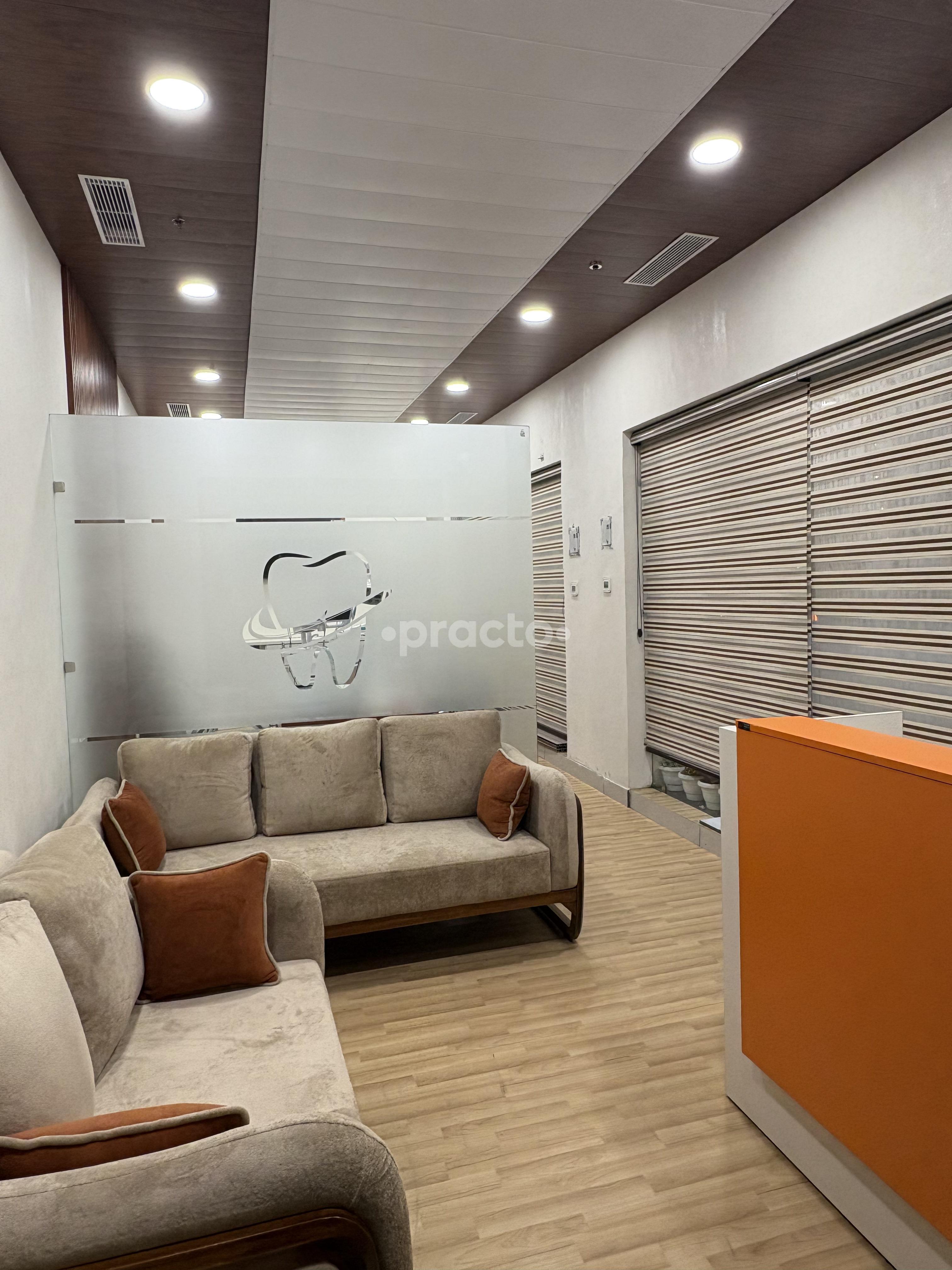 Reception Area at Vedanta Smiles Dental and Implant Centre Gurgaon Sector 83 Gurgaon