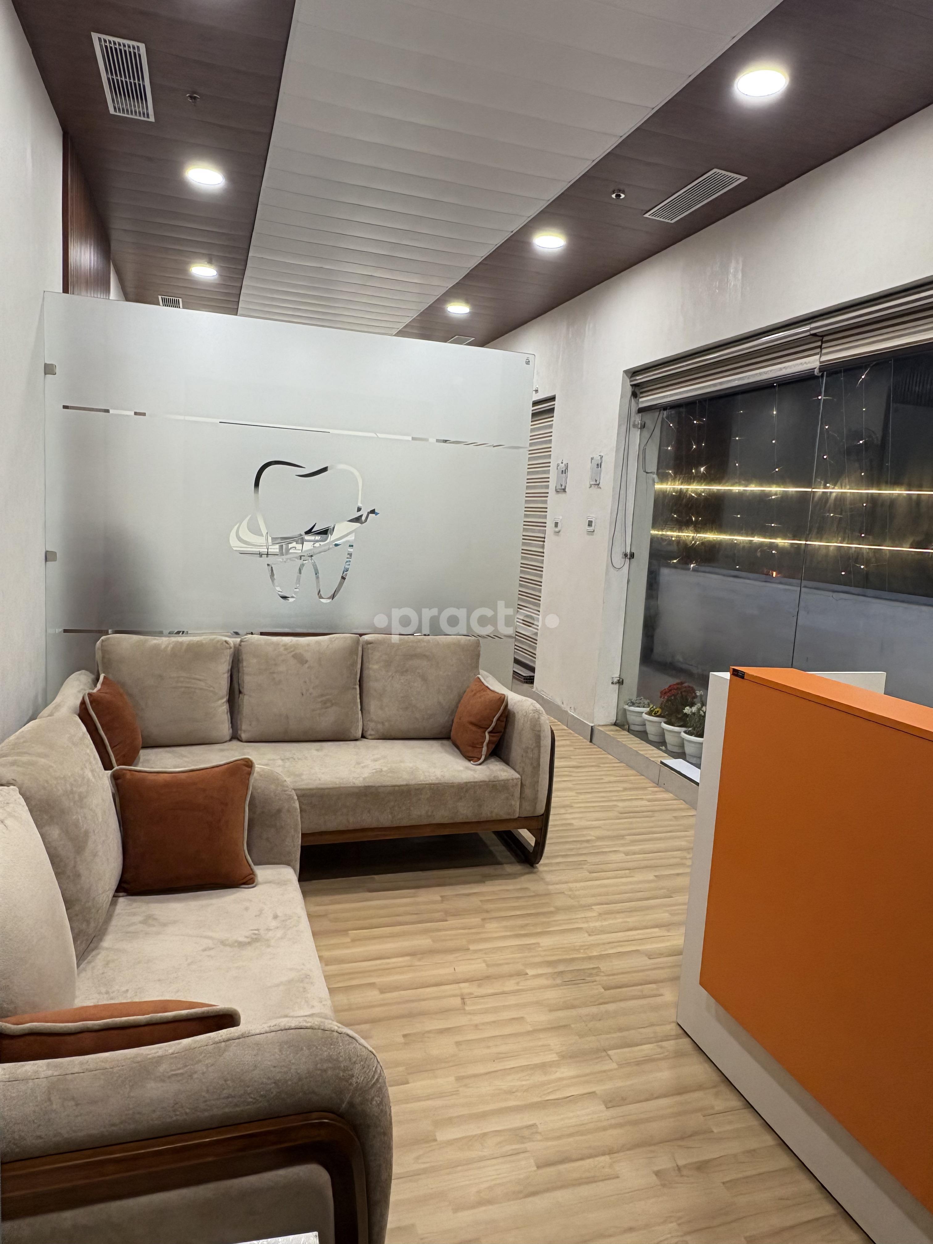 Waiting Area at Vedanta Smiles Dental and Implant Centre Gurgaon Sector 83 Gurgaon