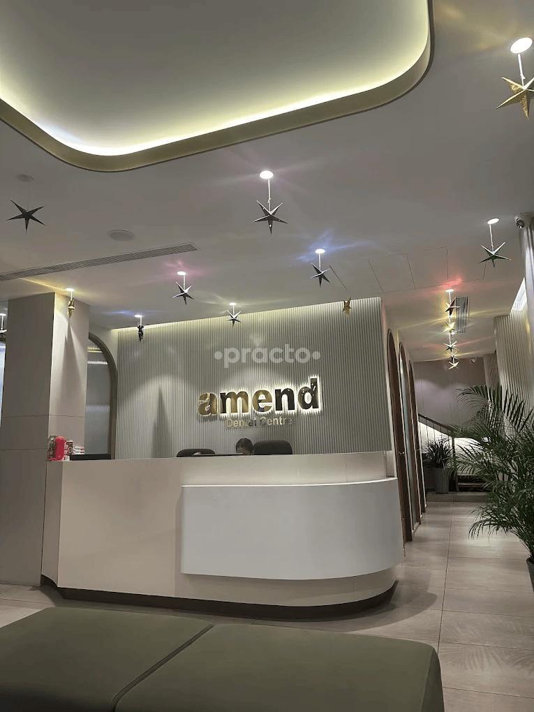 Reception Area at Amend Dental Centre Puthiyara Kozhikode