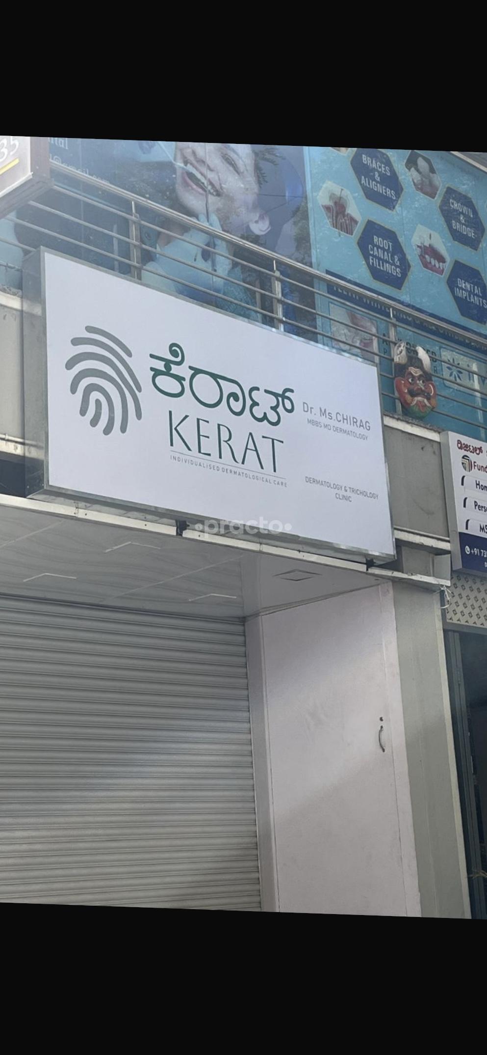 Display at Kerat Clinic Vijayanagar Bangalore