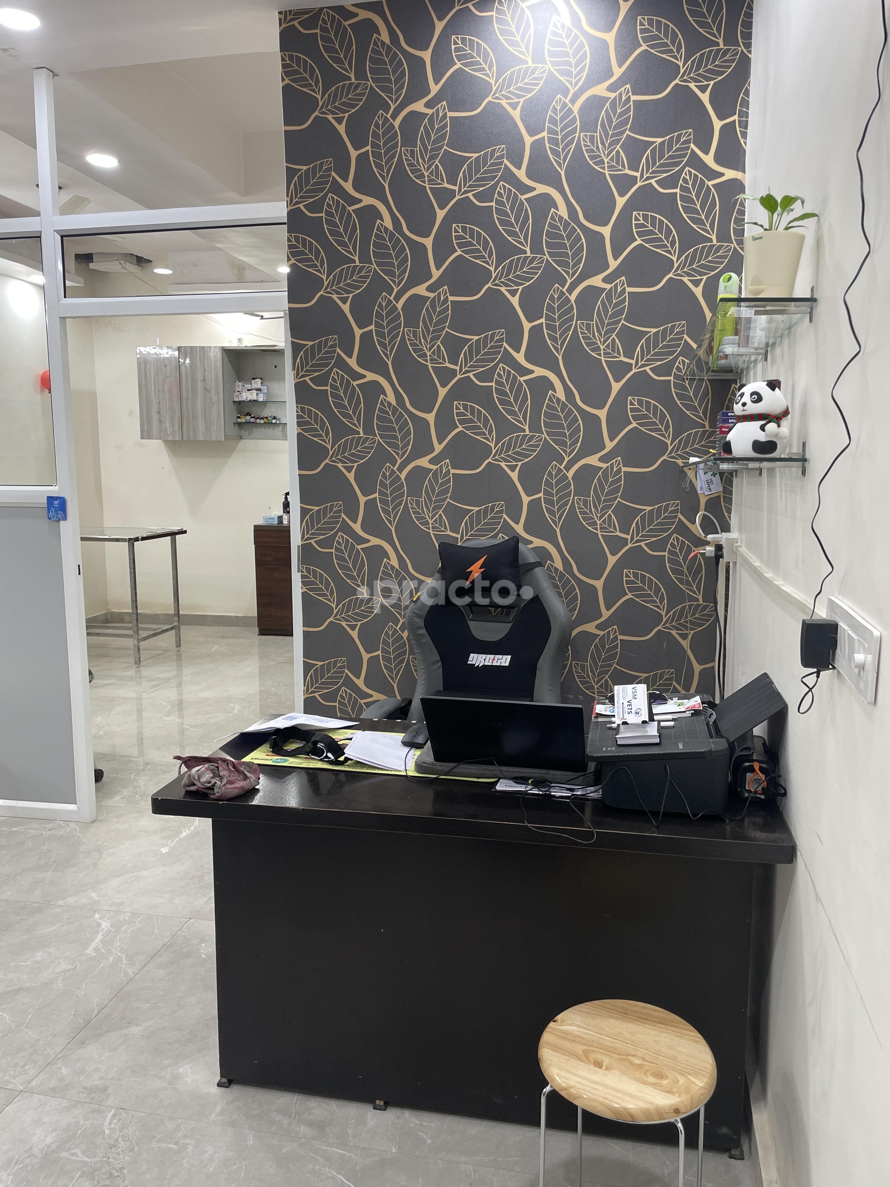 Reception Area at VSM Vets Pet Clinic Dwarka Sector 19 Delhi