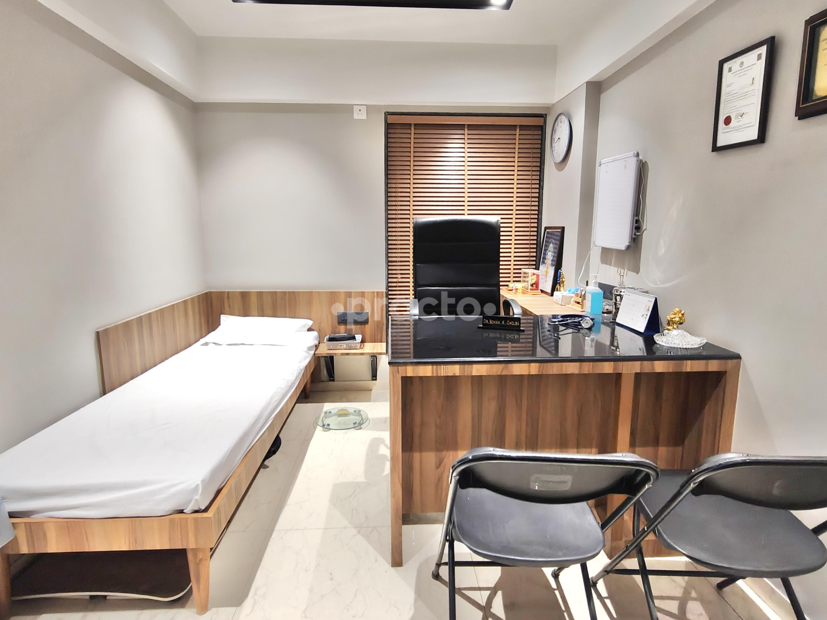 Consultation Room at Dr Gholba's MediDent Clinic Bhukum Pune