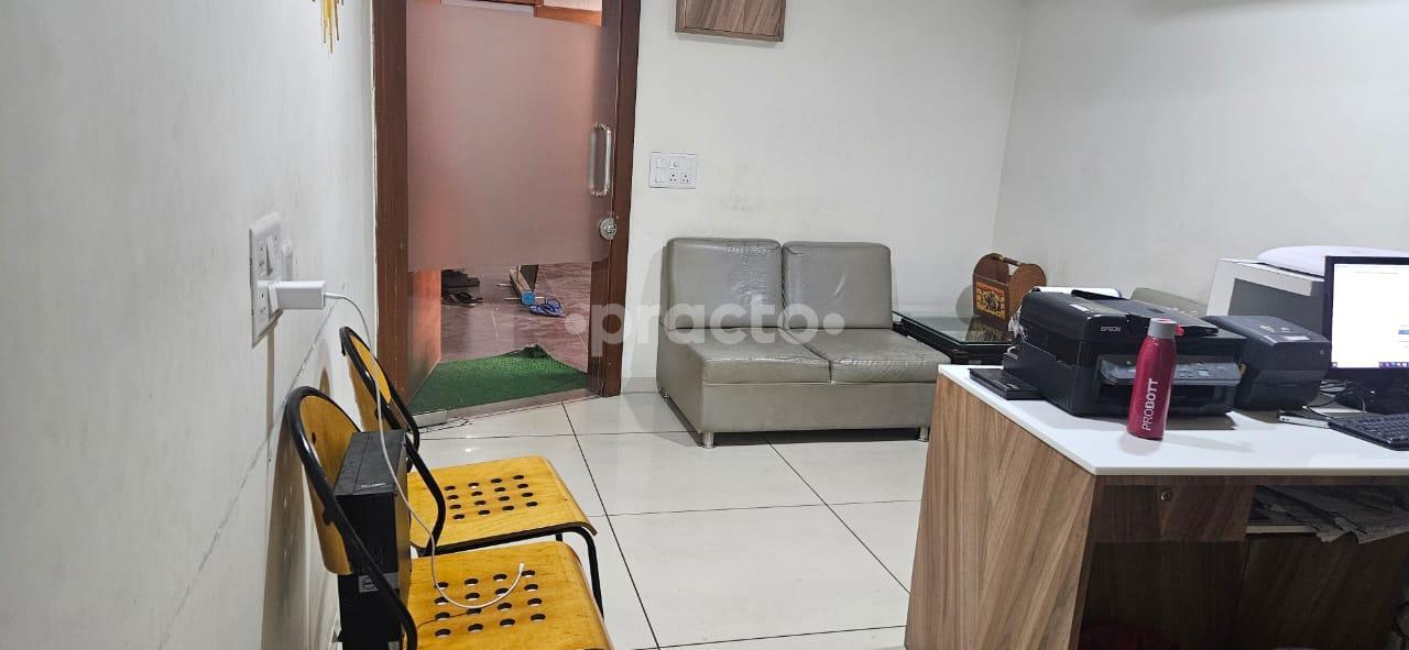 Reception Area at Calm Mind Psychiatry Clinic Satellite Ahmedabad