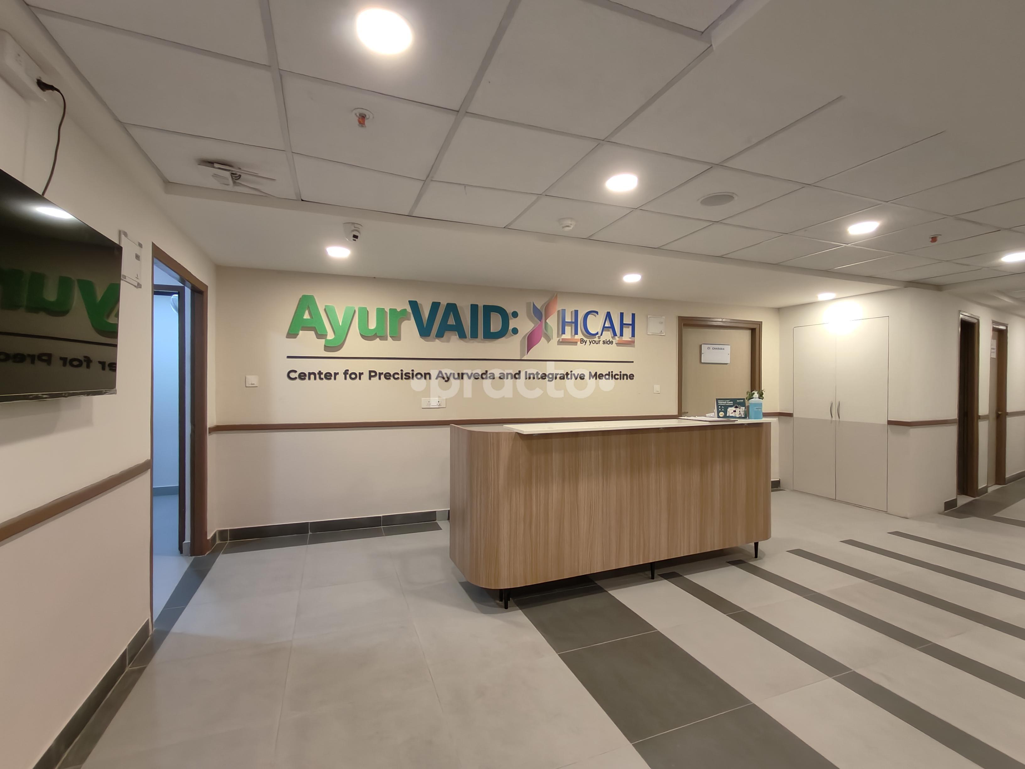 Reception Area at AyurVAID HCAH Somajiguda Hyderabad