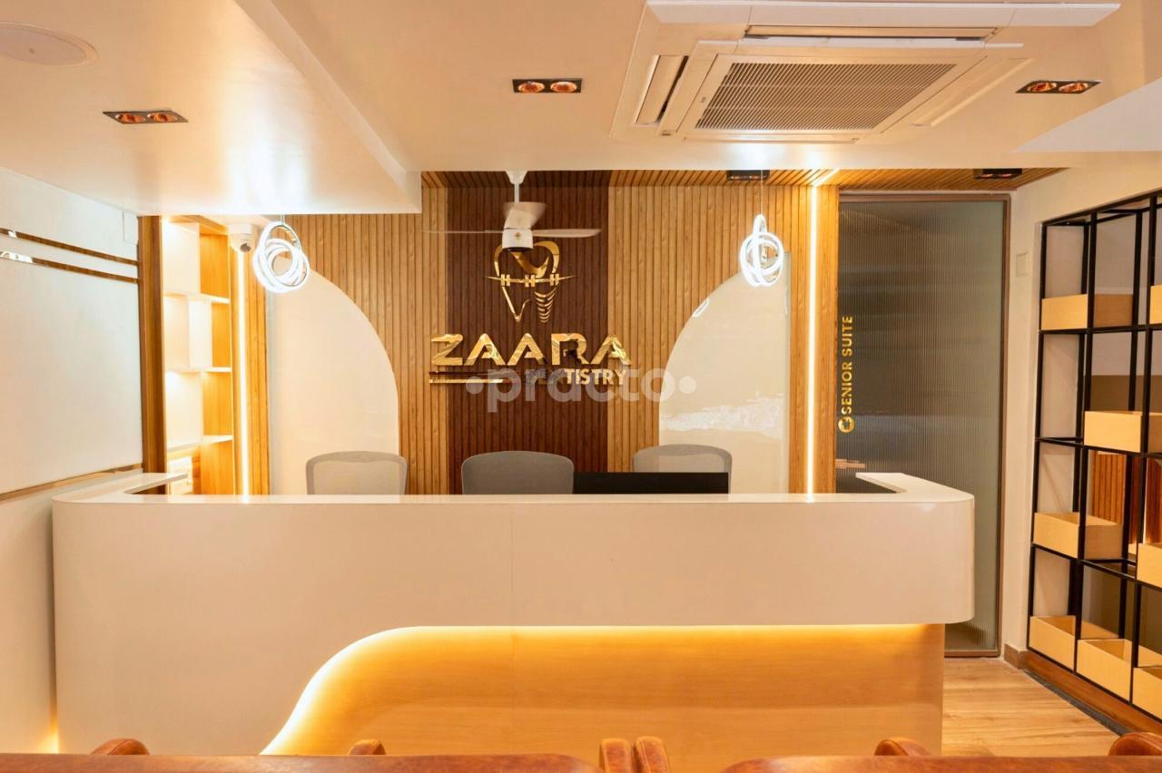 Reception Area at Zaara Dentistry Narimedu Madurai