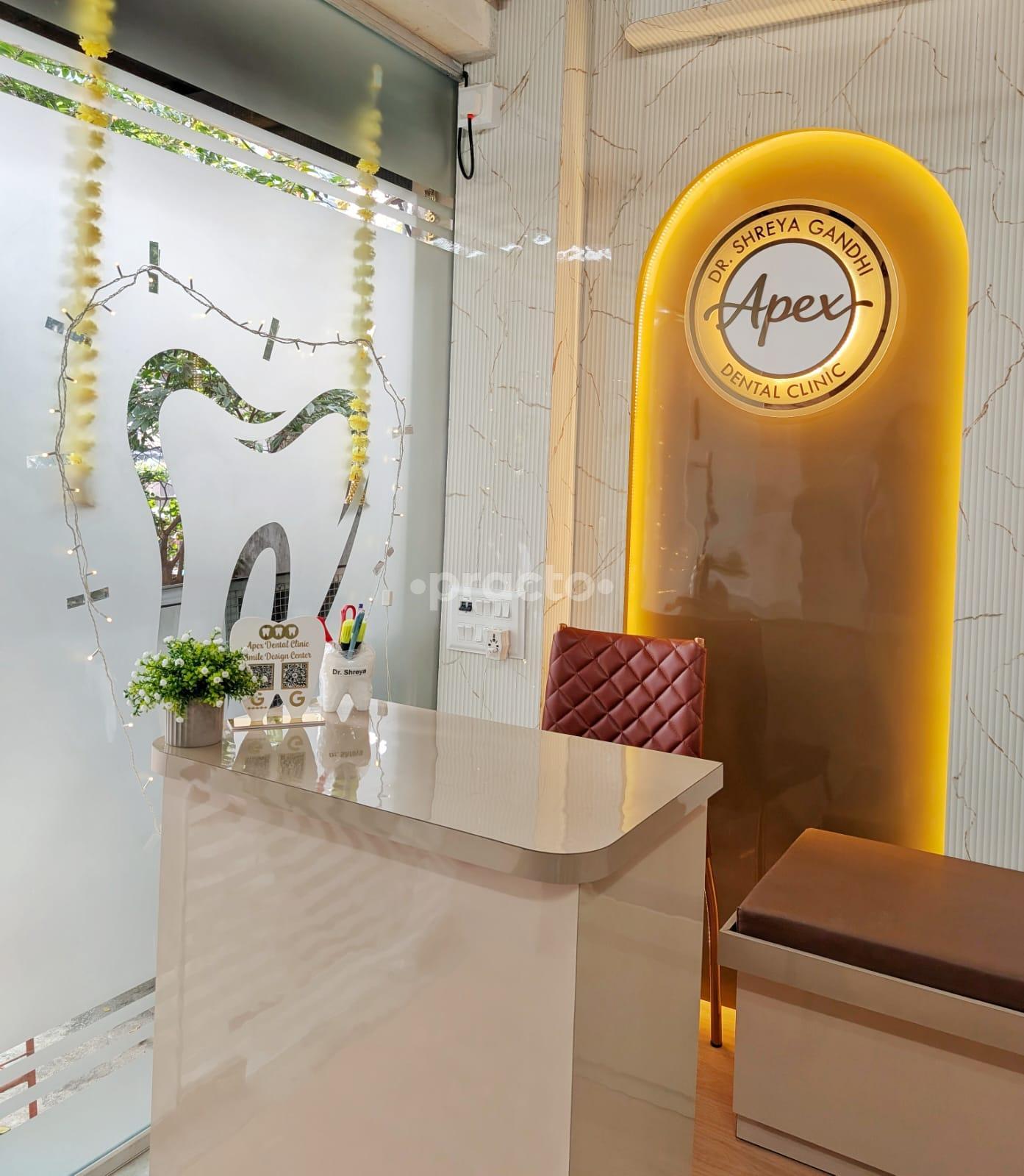 Reception Area at Apex Dental Clinic - Smile Design & Implant Centre Chembur East Mumbai