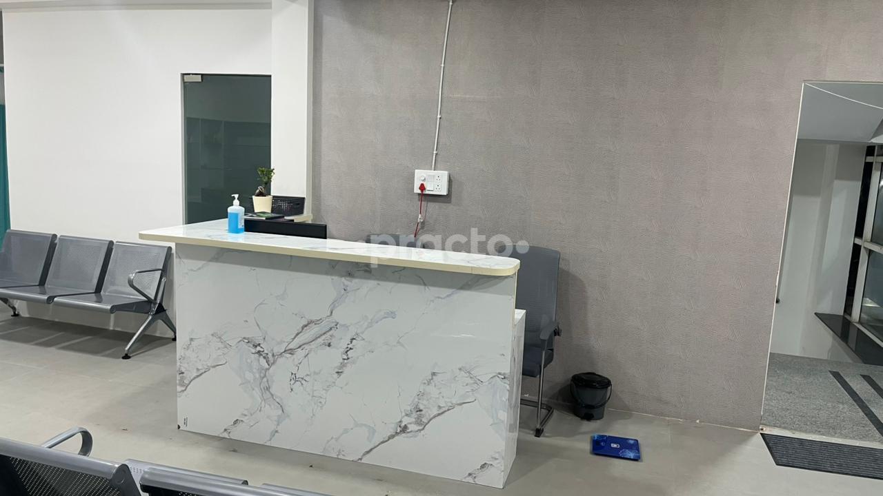 Reception Area at Venkat Child & Neuro Clinic Mythri Nagar-Madeenaguda Hyderabad