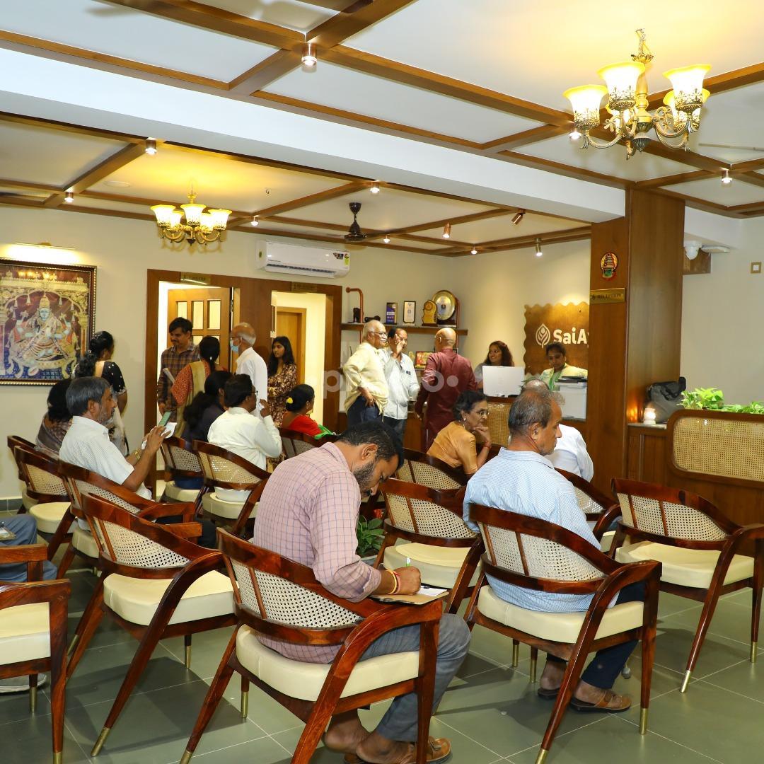 Waiting Area at Sai Ayush Ayurveda Hospital Hitech City Hyderabad