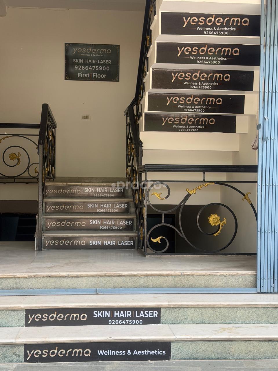 Waiting Area at YesDerma Wellness and Aesthetics Indirapuram Ghaziabad