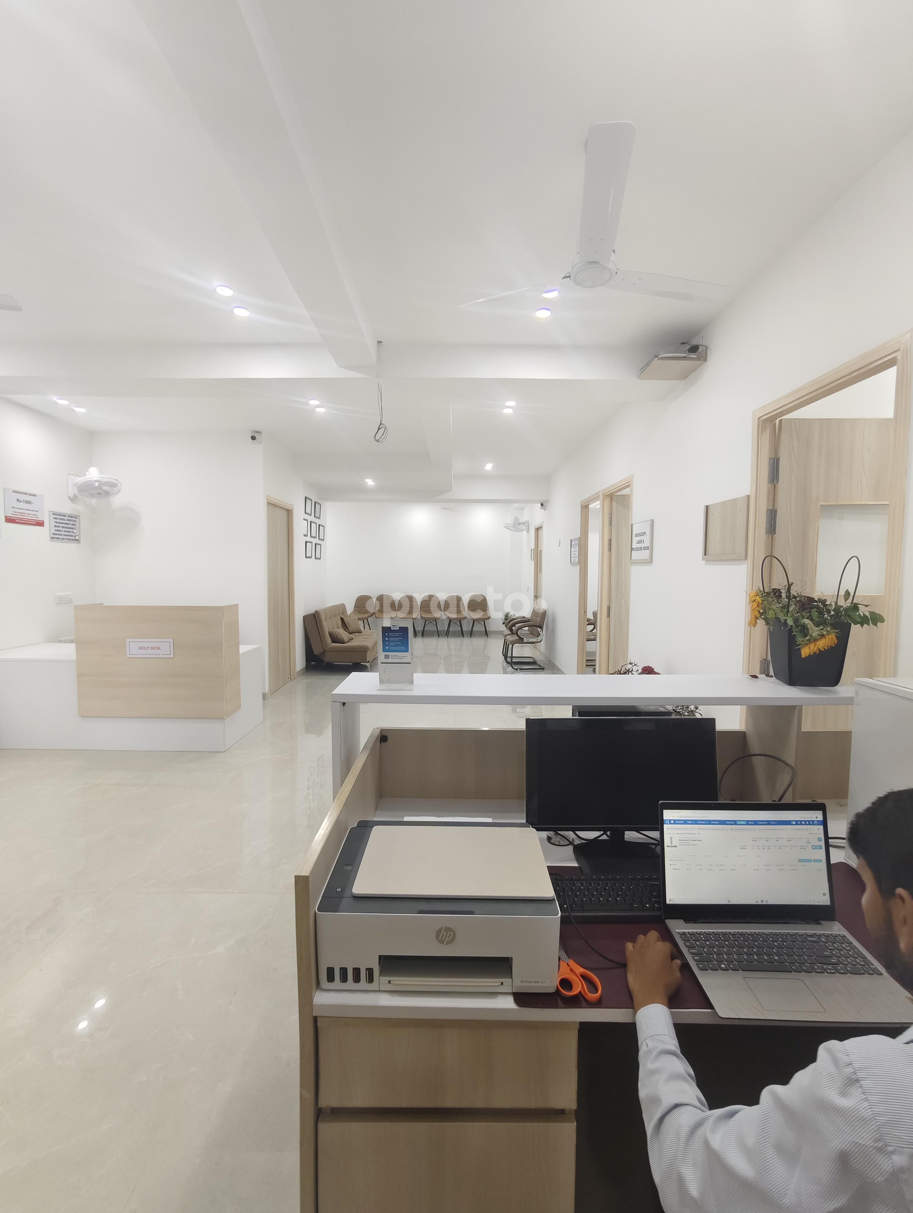 Reception Area at CENTACARE Sector 99 Noida