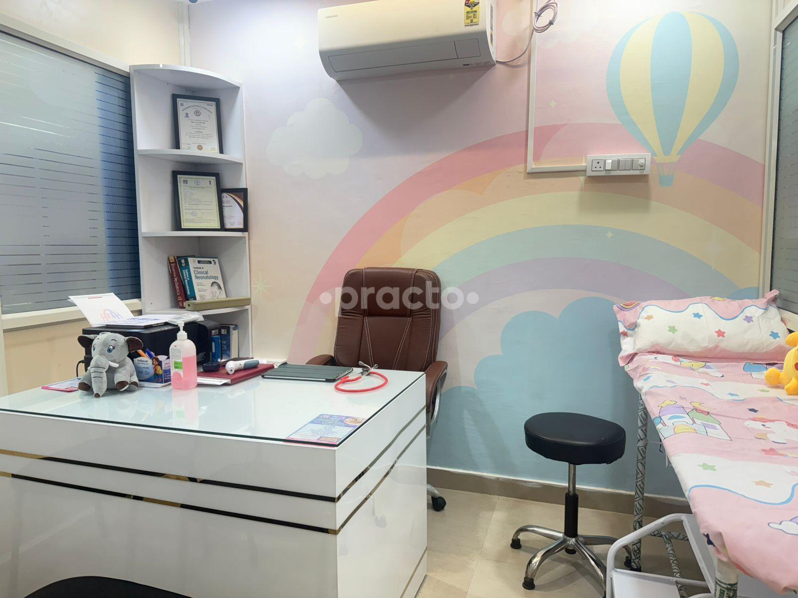 Consultation Room at Happy Hearts Children's Clinic Hastinapuram Hyderabad