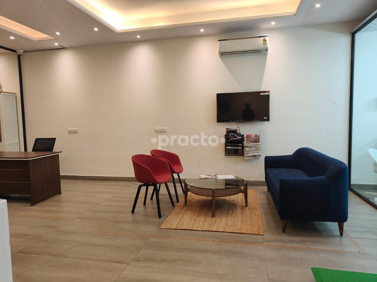 Waiting Area at Tooth Tribe By Dr. Urmi CR Park Delhi