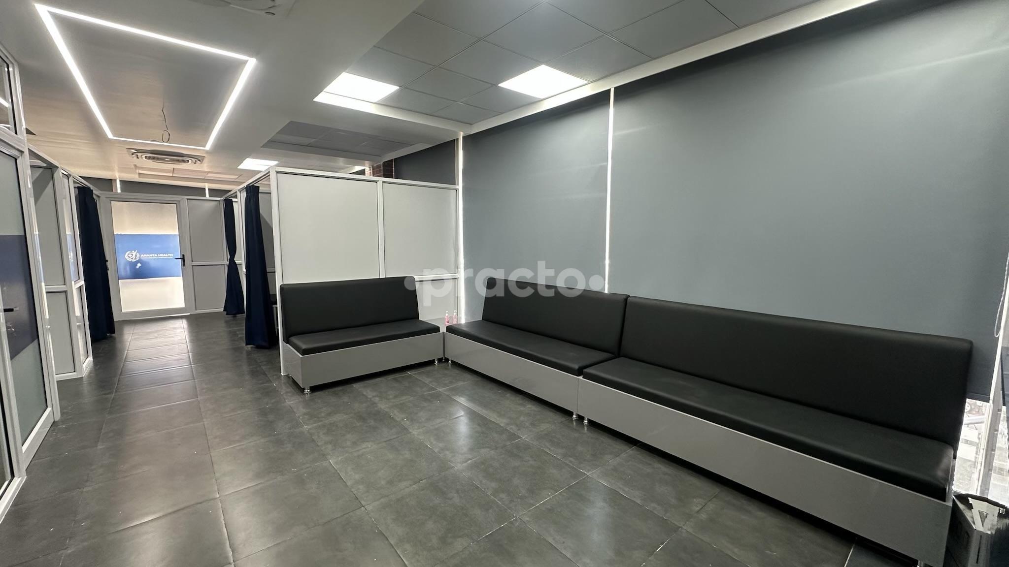 Reception Area at Ananta Health Clinic Vasna - Bhayli Main Road Vadodara