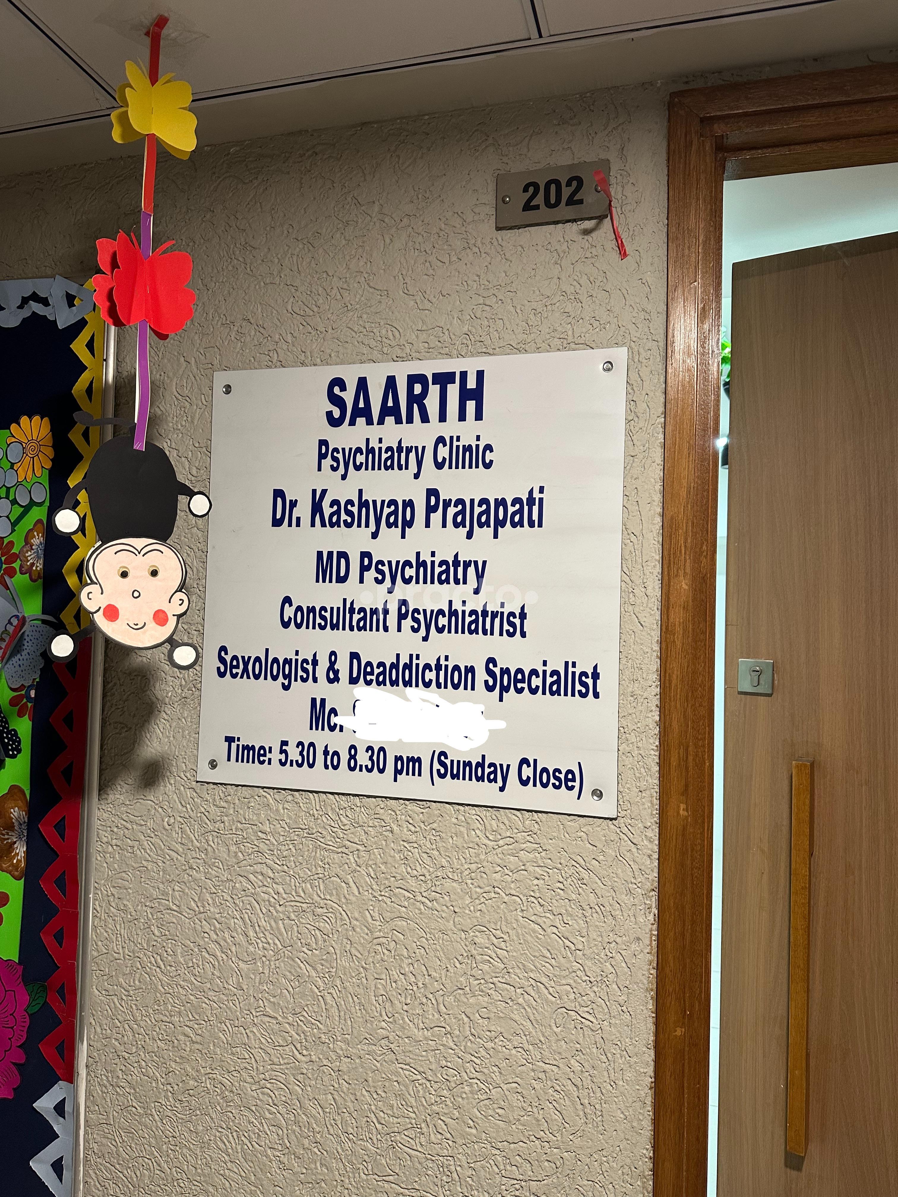 Saarth Psychiatry Clinic Vejalpur Ahmedabad