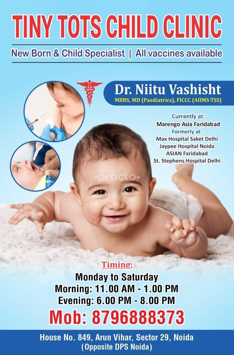 Dr. Niitu's Tiny Tots Child Clinic Sector 29 Noida