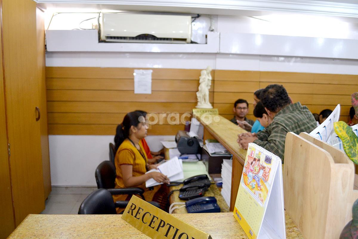 Reception at Maxi Vision Super Speciality Eye Hospital Begumpet Hyderabad