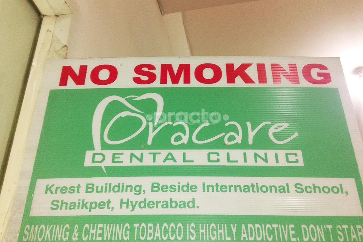 Entrance at Ora Care Dental Clinic Shaikpet Hyderabad
