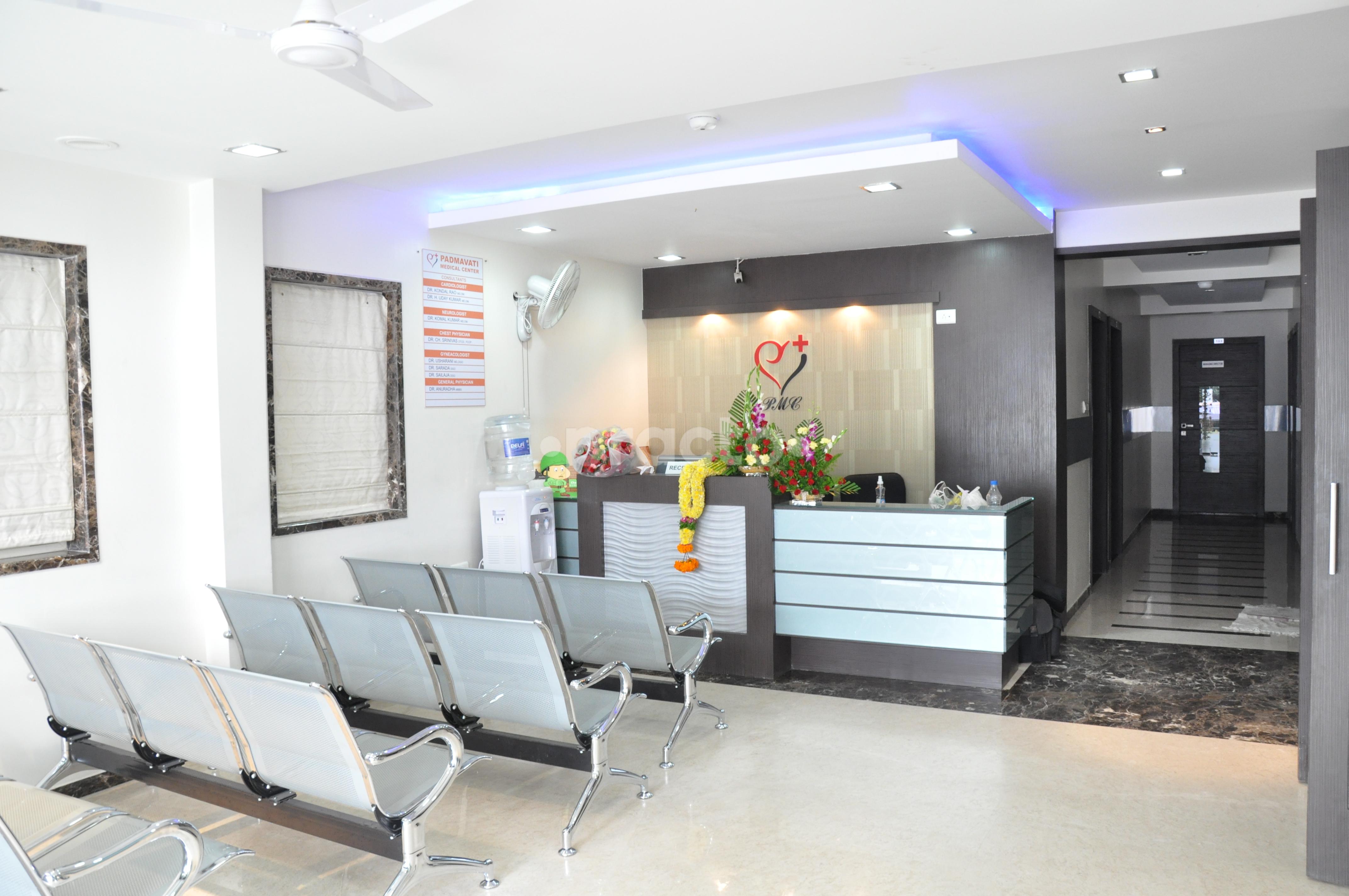 Reception Area at Padmavati Medical Centre Tarnaka Hyderabad
