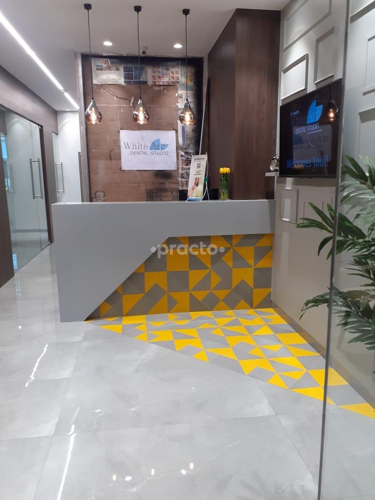 Reception Area at White Arc Dental Studio Ghatkopar East Mumbai