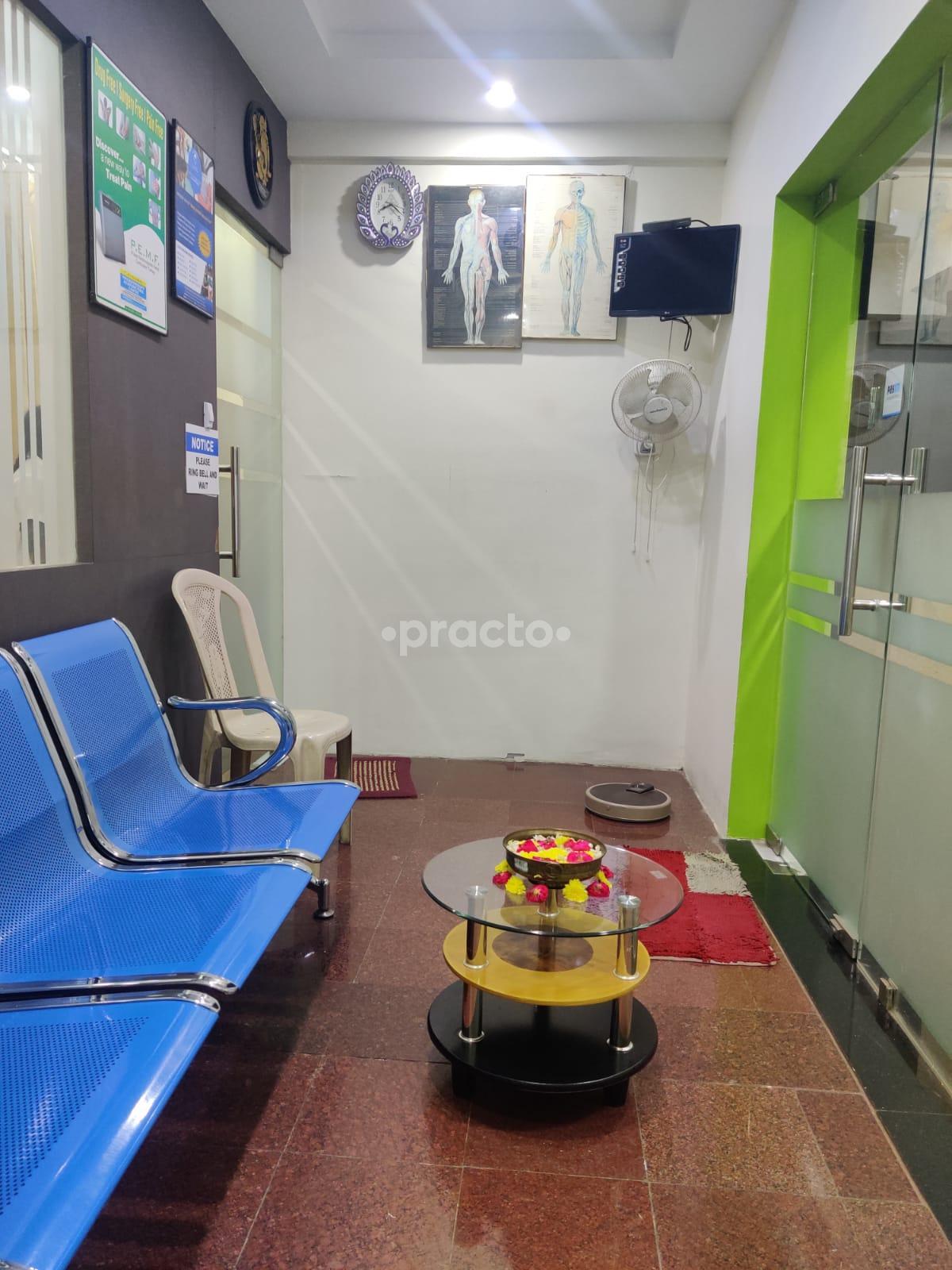 Reception Area at A1 Global Physiotherapy Acupuncture Centre Egmore Chennai