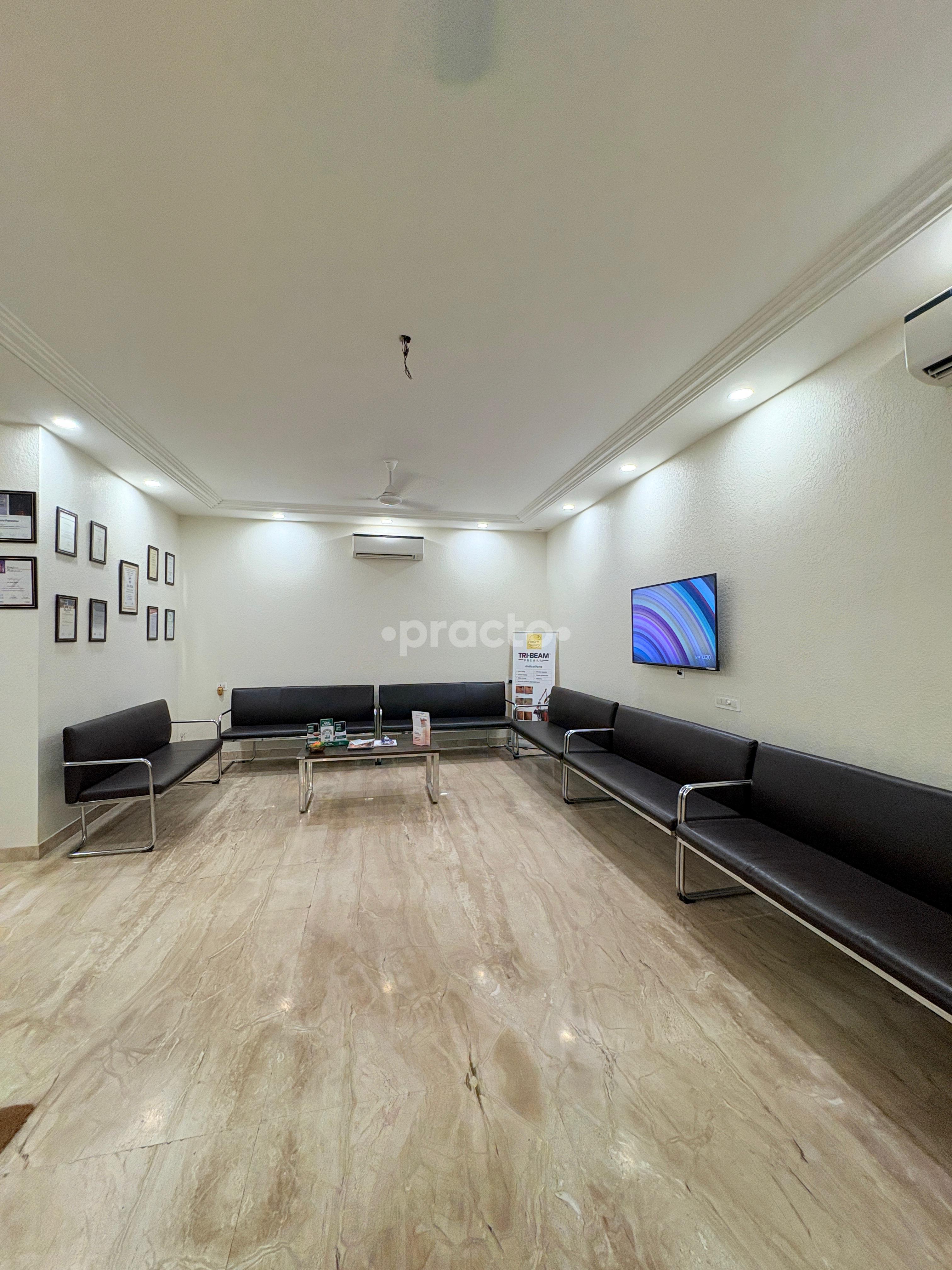 Waiting Area at Parashar Skin Clinic Patel Nagar East Delhi
