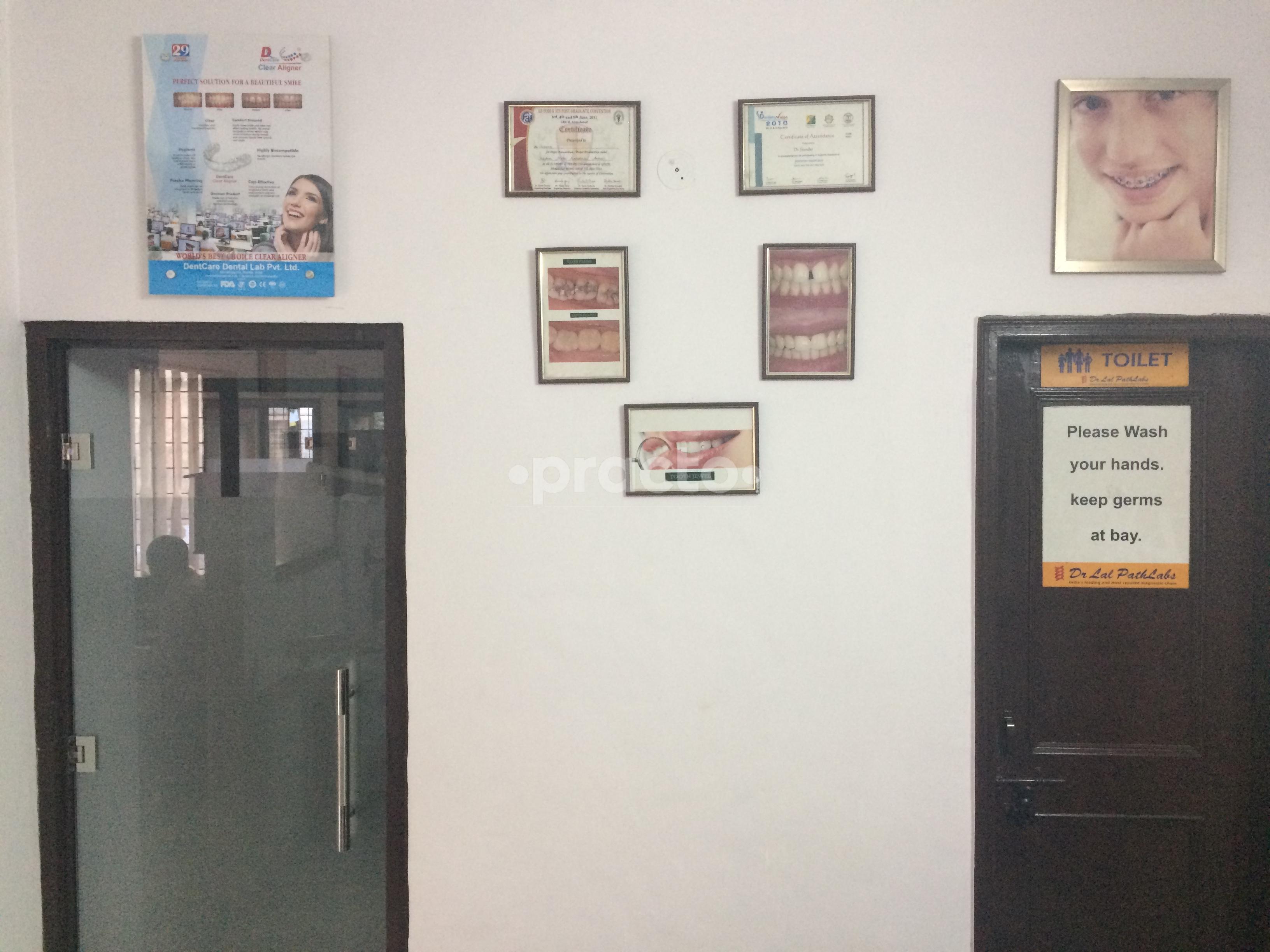 Waiting Area at The Dental Solutions & Healthcare Medical centre Gurgaon Sector 22 Gurgaon