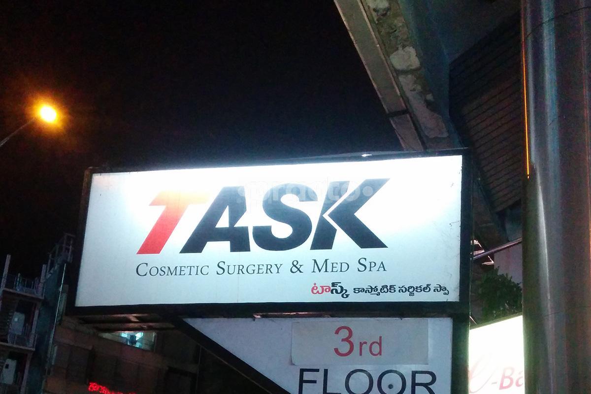 Entrance at TASK Cosmetic Surgery & Med Spa Banjara Hills Hyderabad