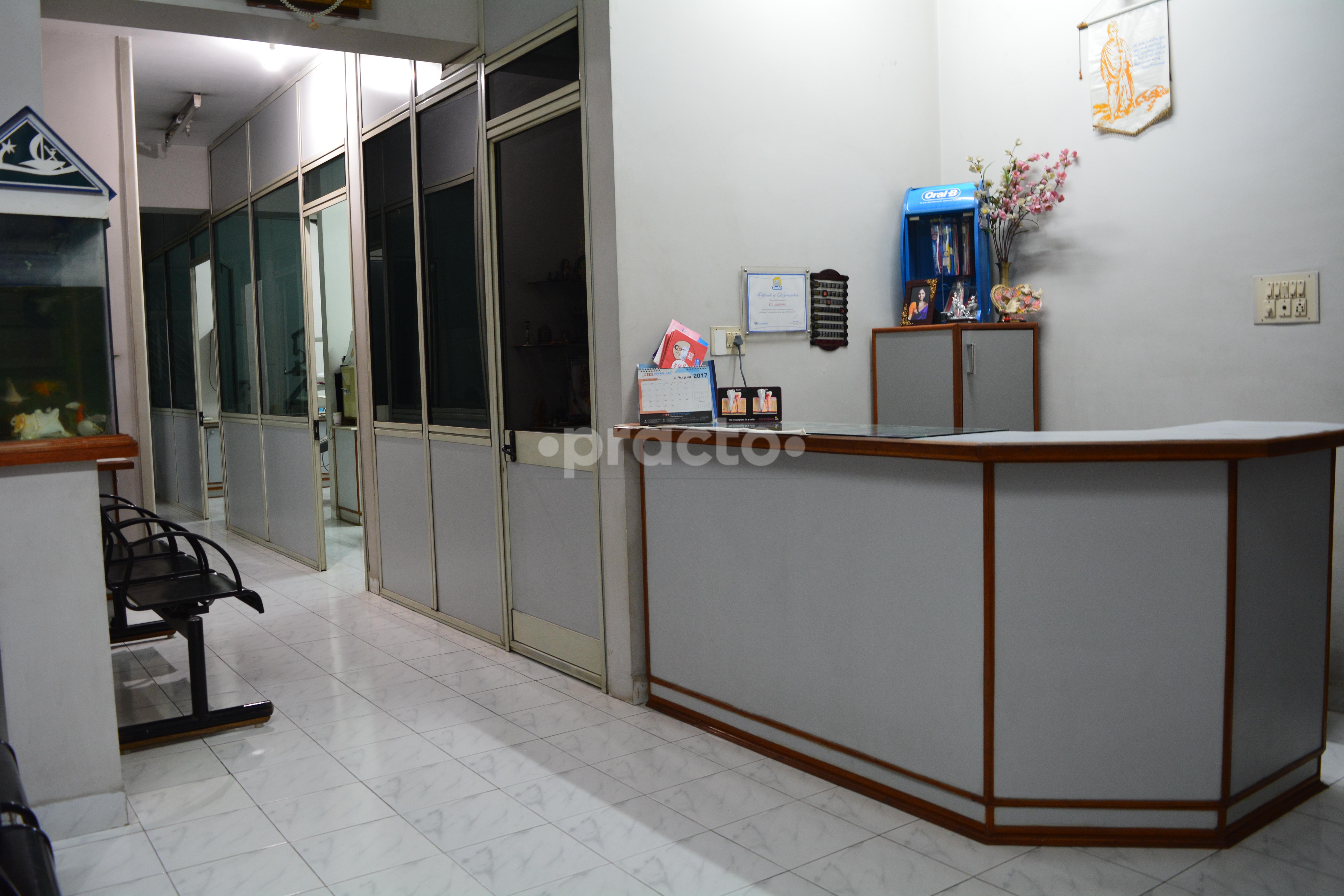 Reception at Dr. Jayamma Multi Speciality Dental Clinic &  Digital O.P.G. Centre Yelahanka New Town Bangalore