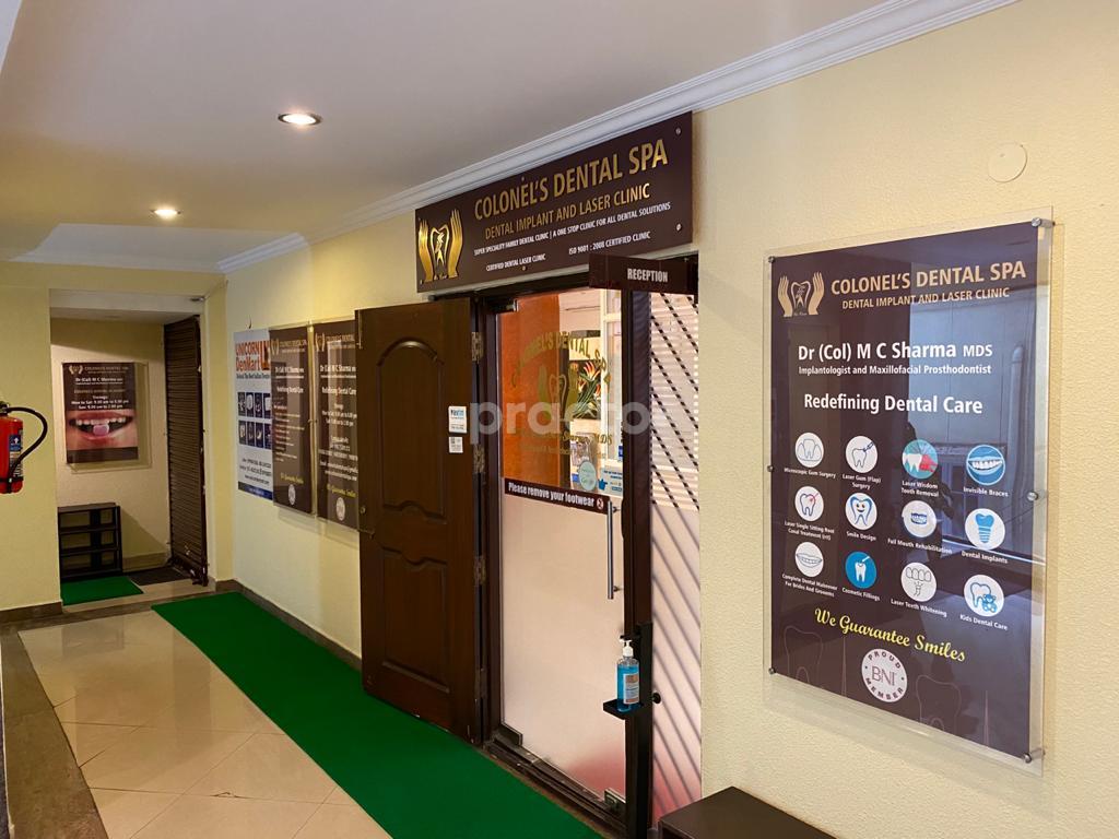Outside Area at Colonel's Dental Spa Frazer Town Bangalore