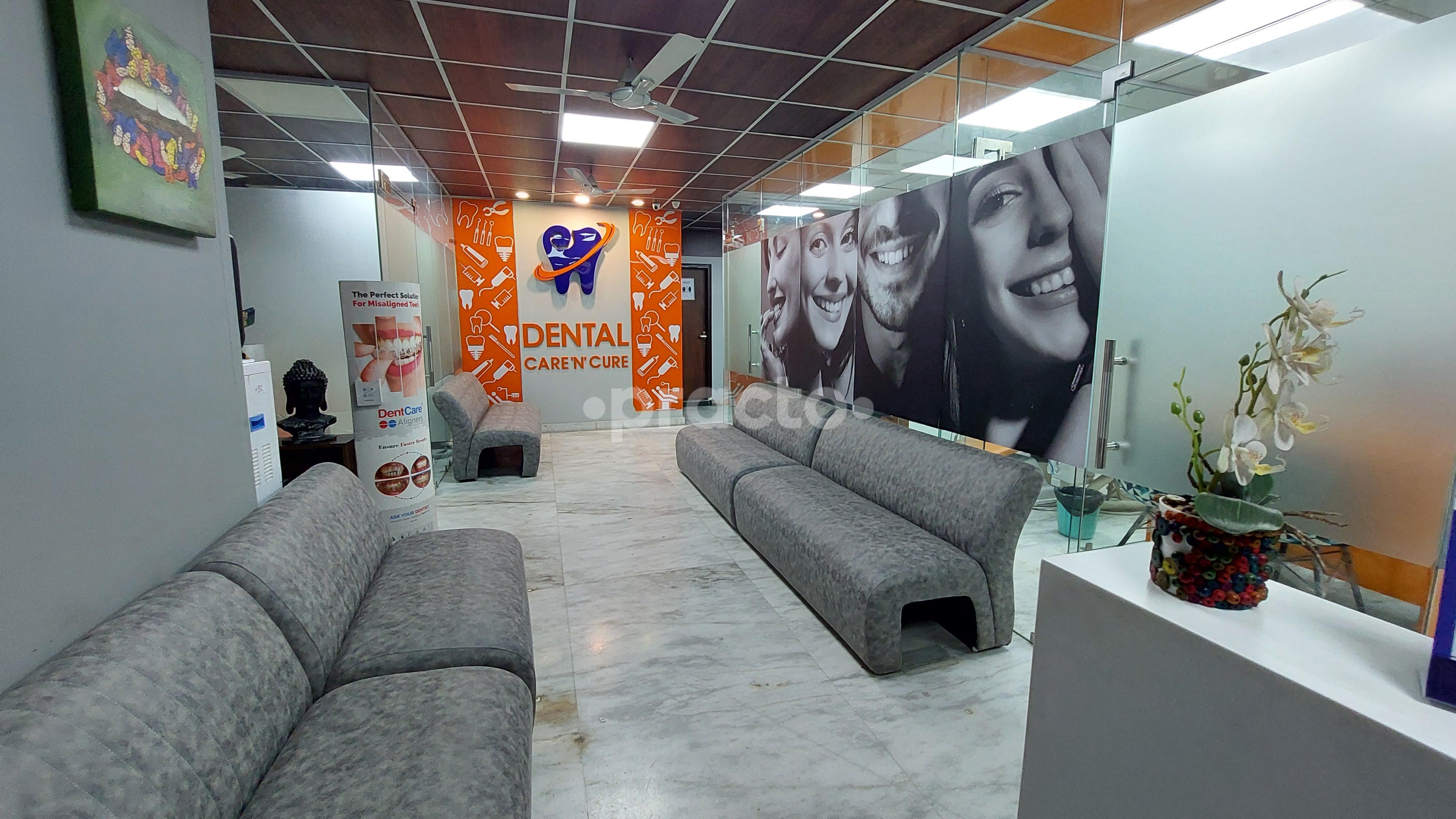 Waiting Area at Dental Care 'n' Cure Paschim Vihar Delhi