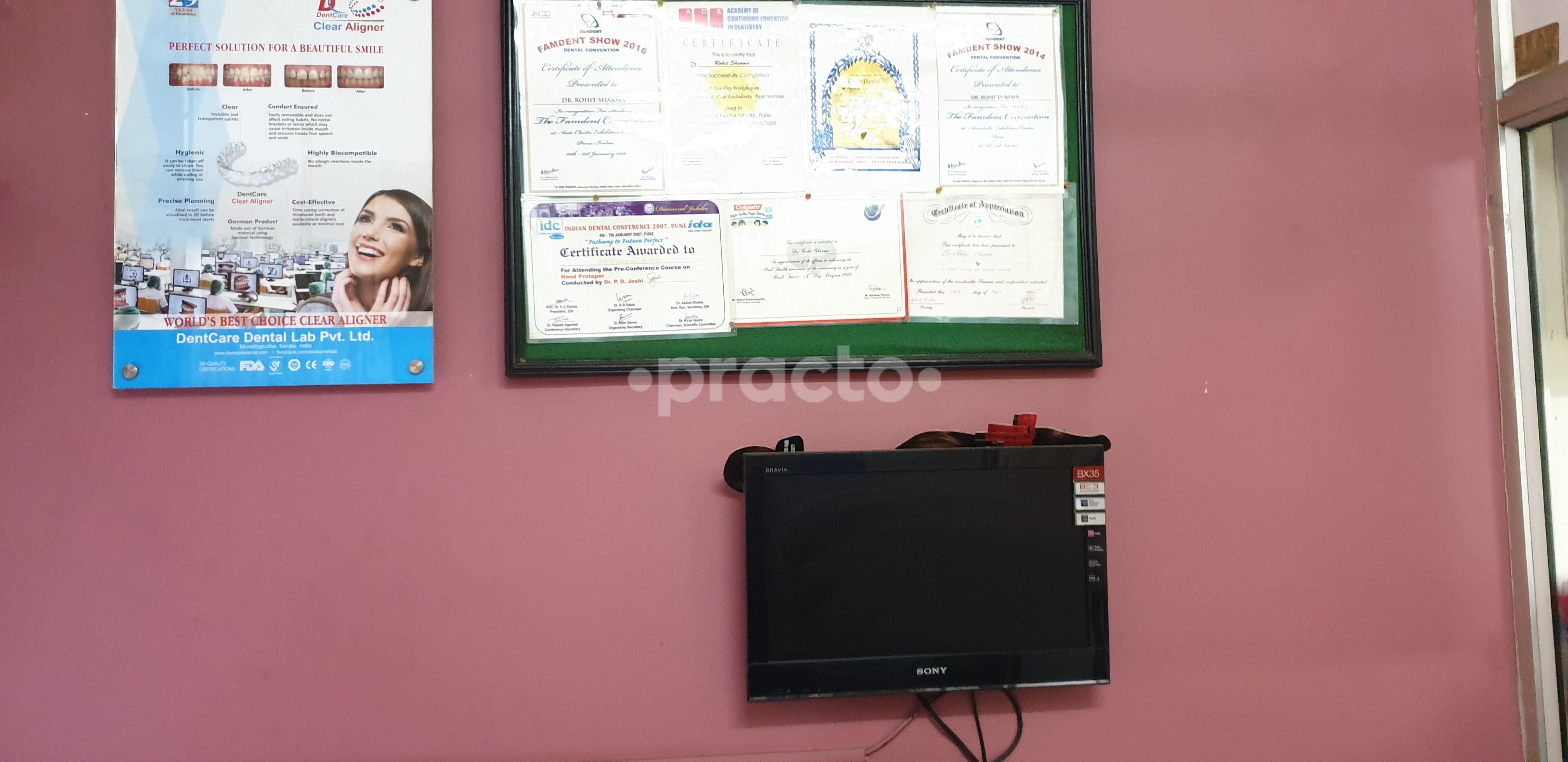 Waiting Area at Care Dental Clinic Camp Pune