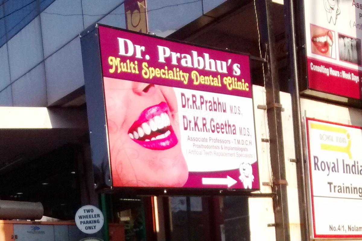 Dr.Prabhu's Multi Specialty Dental Clinic Mogappair West Chennai