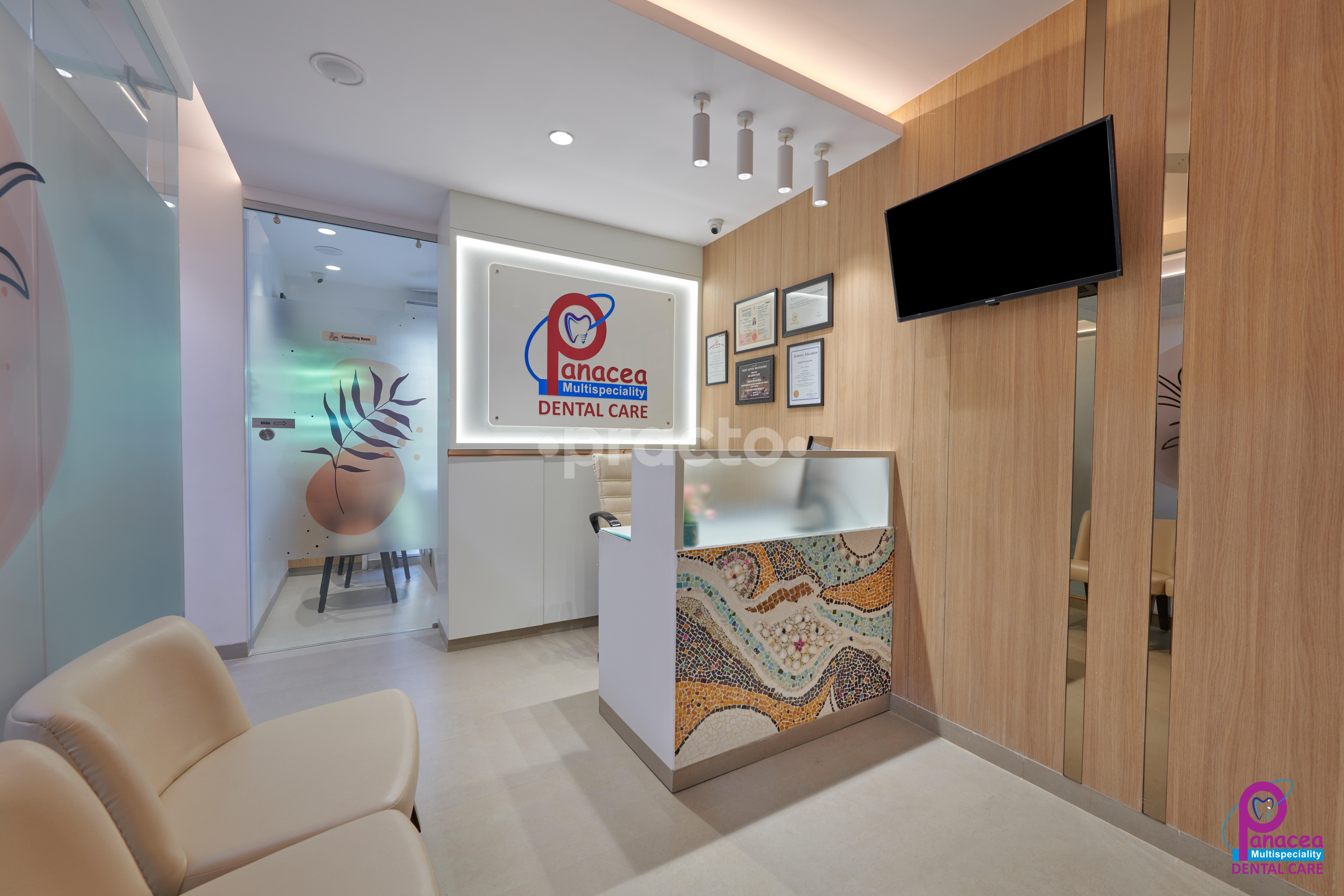 Reception Area at Panacea Dental Care Centre Kothrud Pune