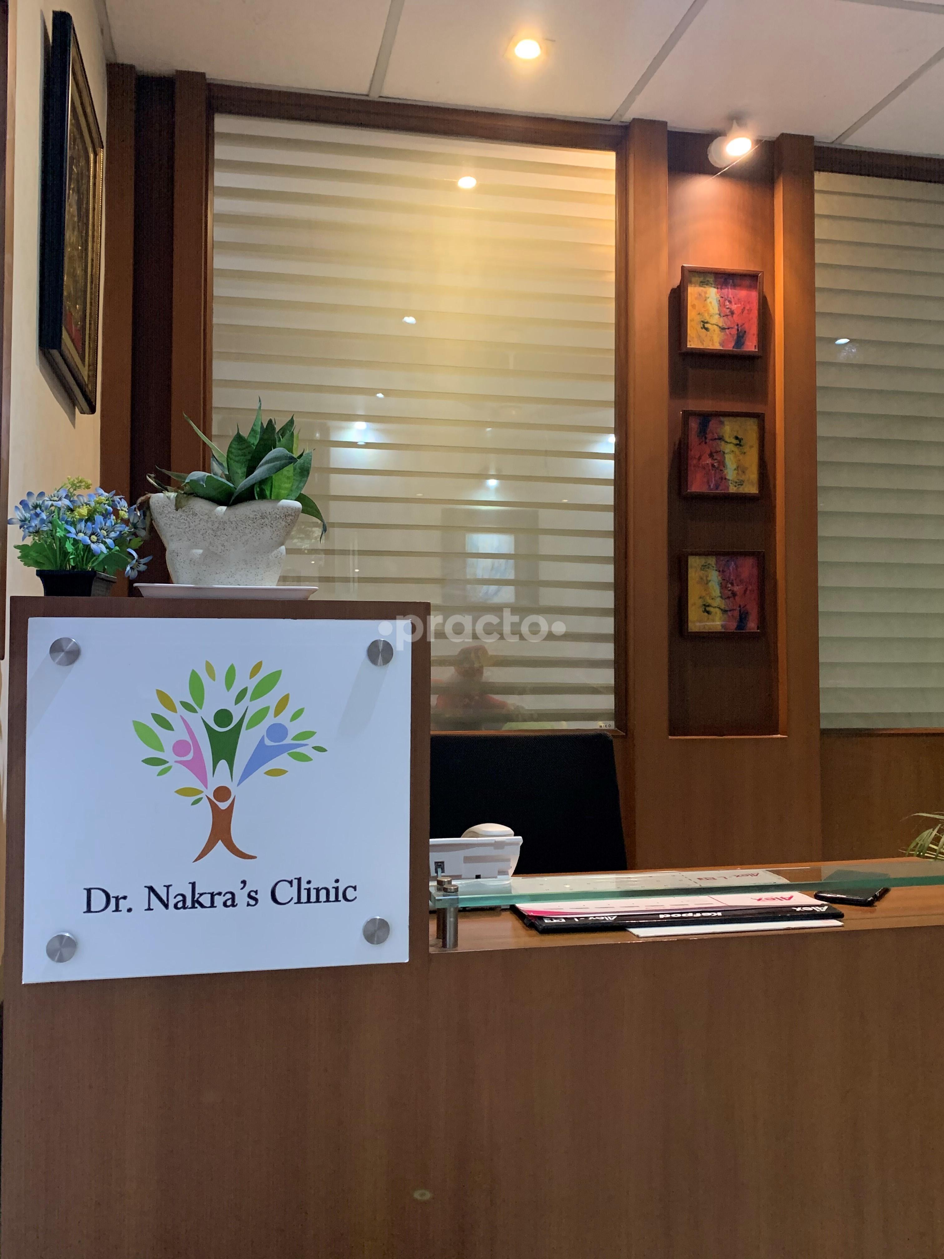 Reception Area at Dr. Nakra's Clinic Greater Kailash Part 2 Delhi