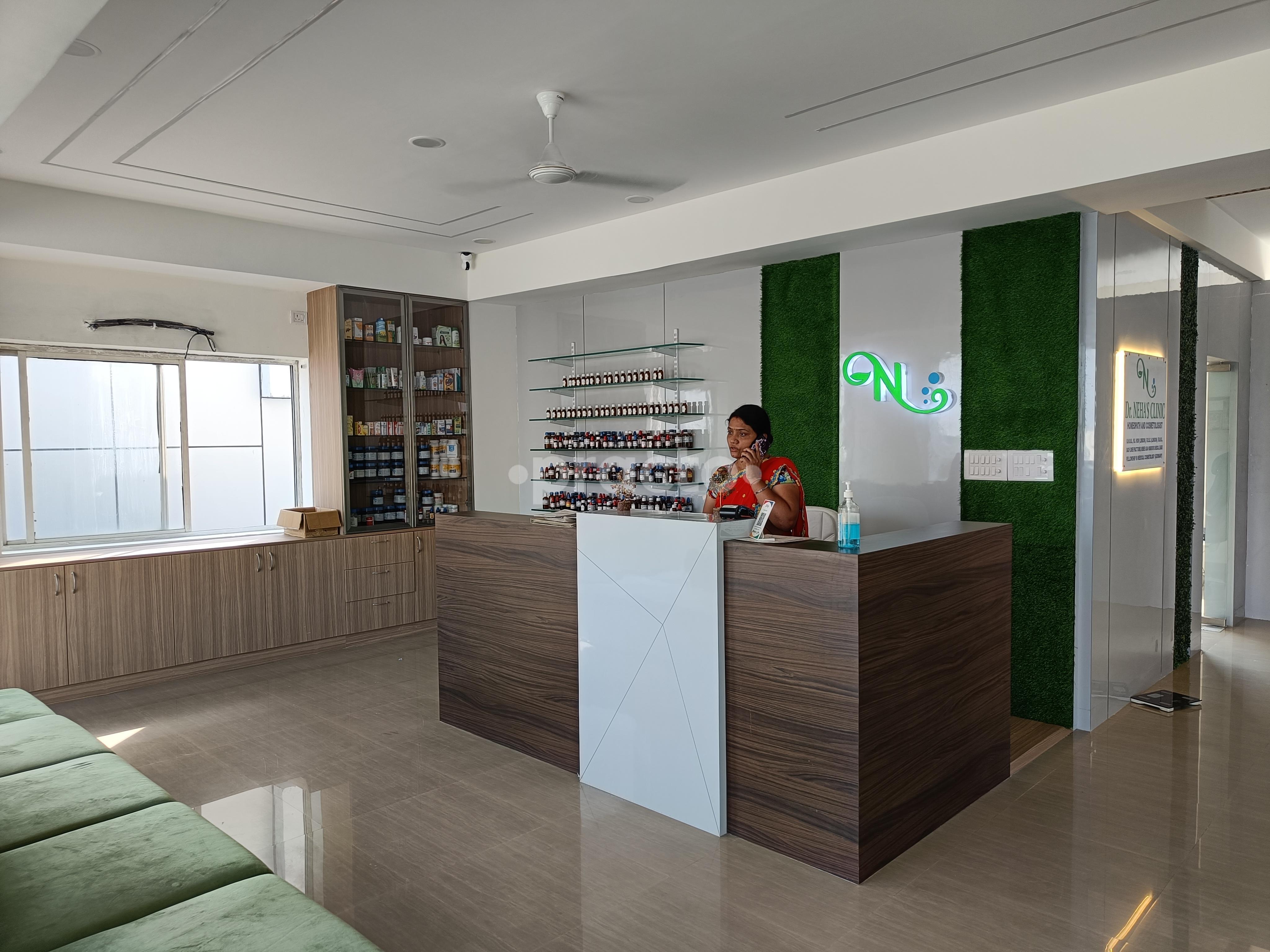 Reception Area at Dr Neha's Homeo Clinic KPHB Hyderabad