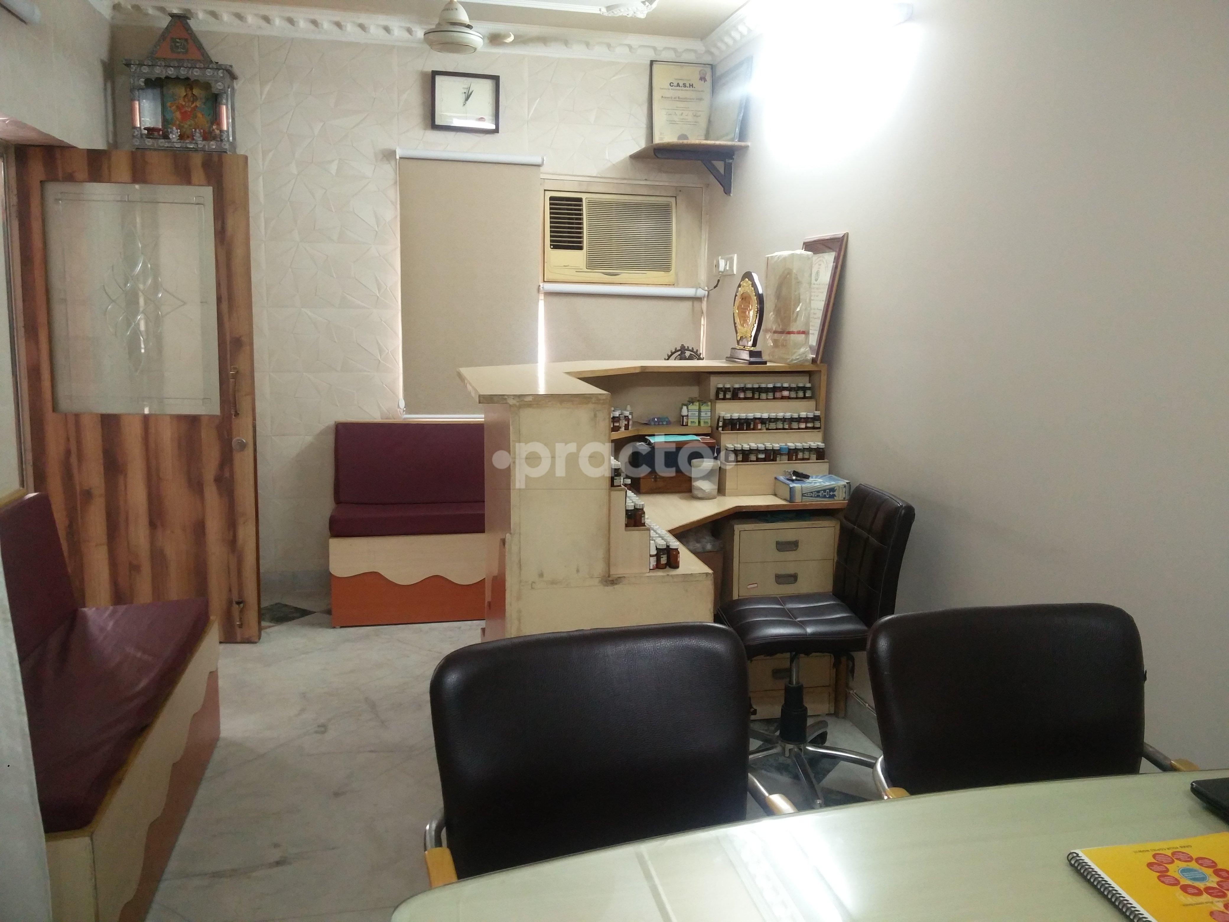 Consultation Room at Dr. Sehgal's Homoeopathic Clinic Mayur Vihar Ph-II Delhi