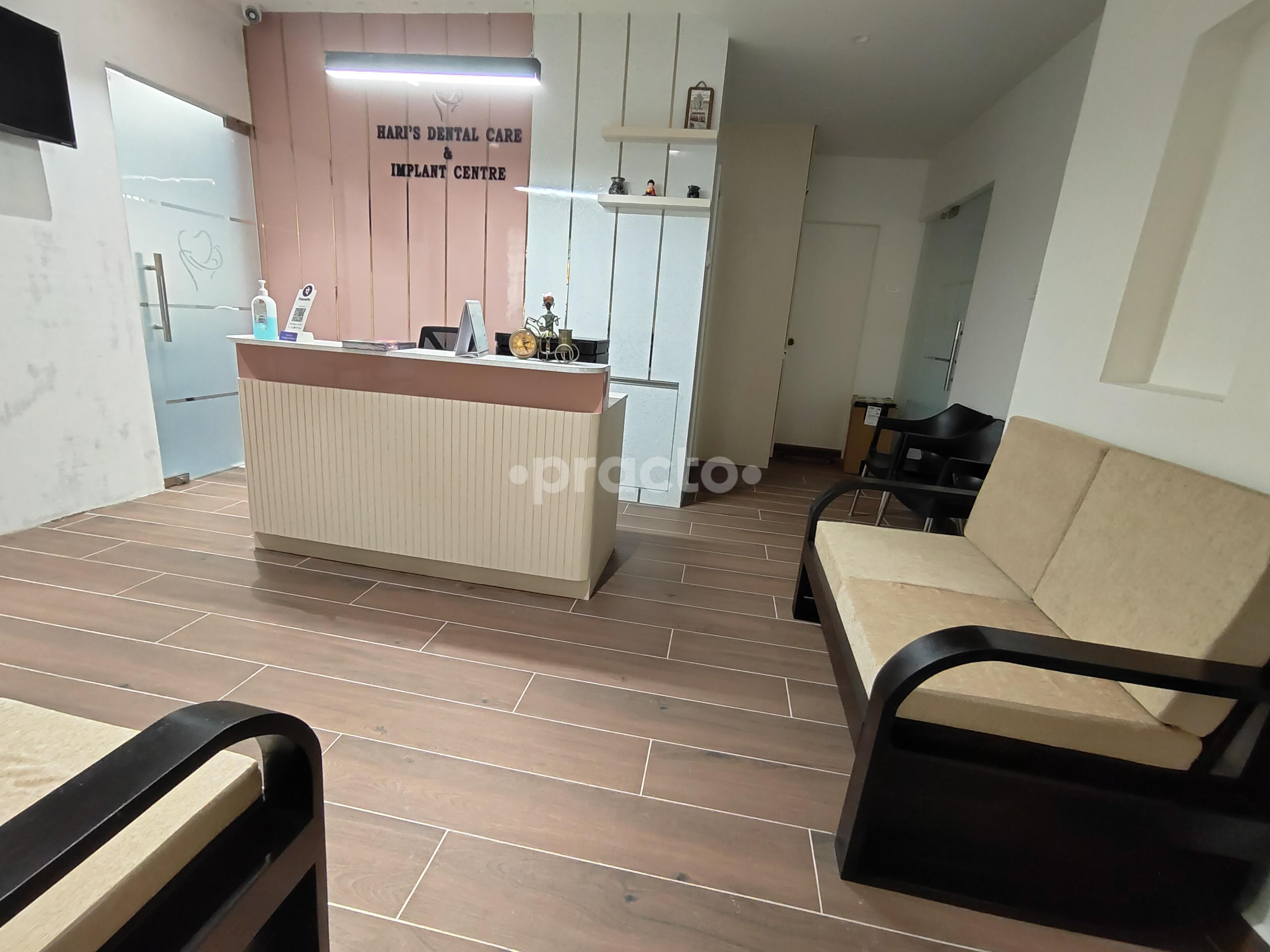 Reception Area at Hari's Dental Care & Implant Centre Besant Nagar Chennai