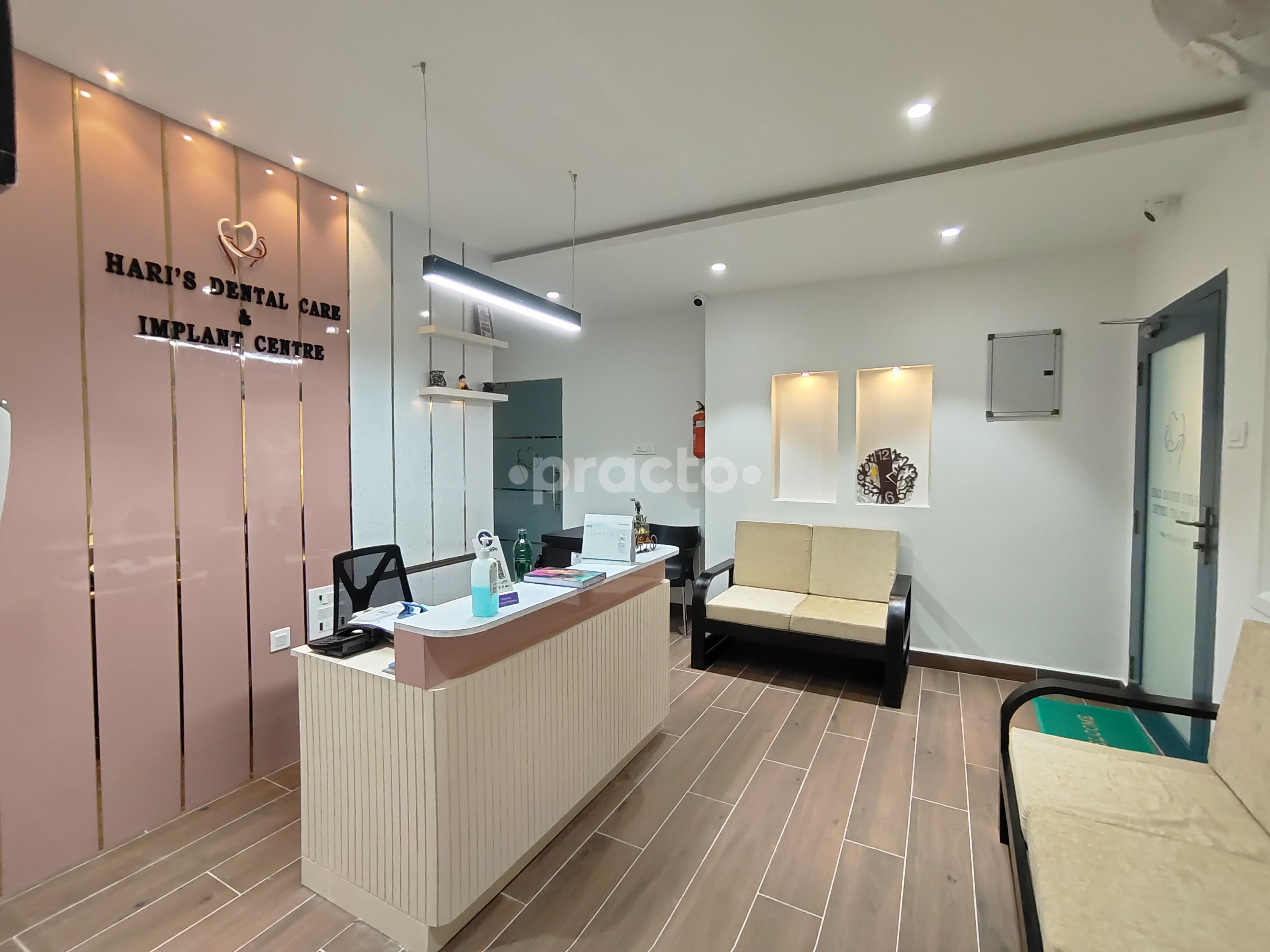 Waiting Area at Hari's Dental Care & Implant Centre Besant Nagar Chennai
