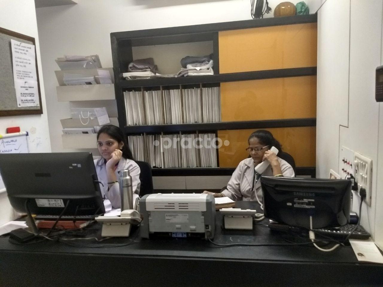 Reception at Alldoctors Clinic Walkeshwar Mumbai
