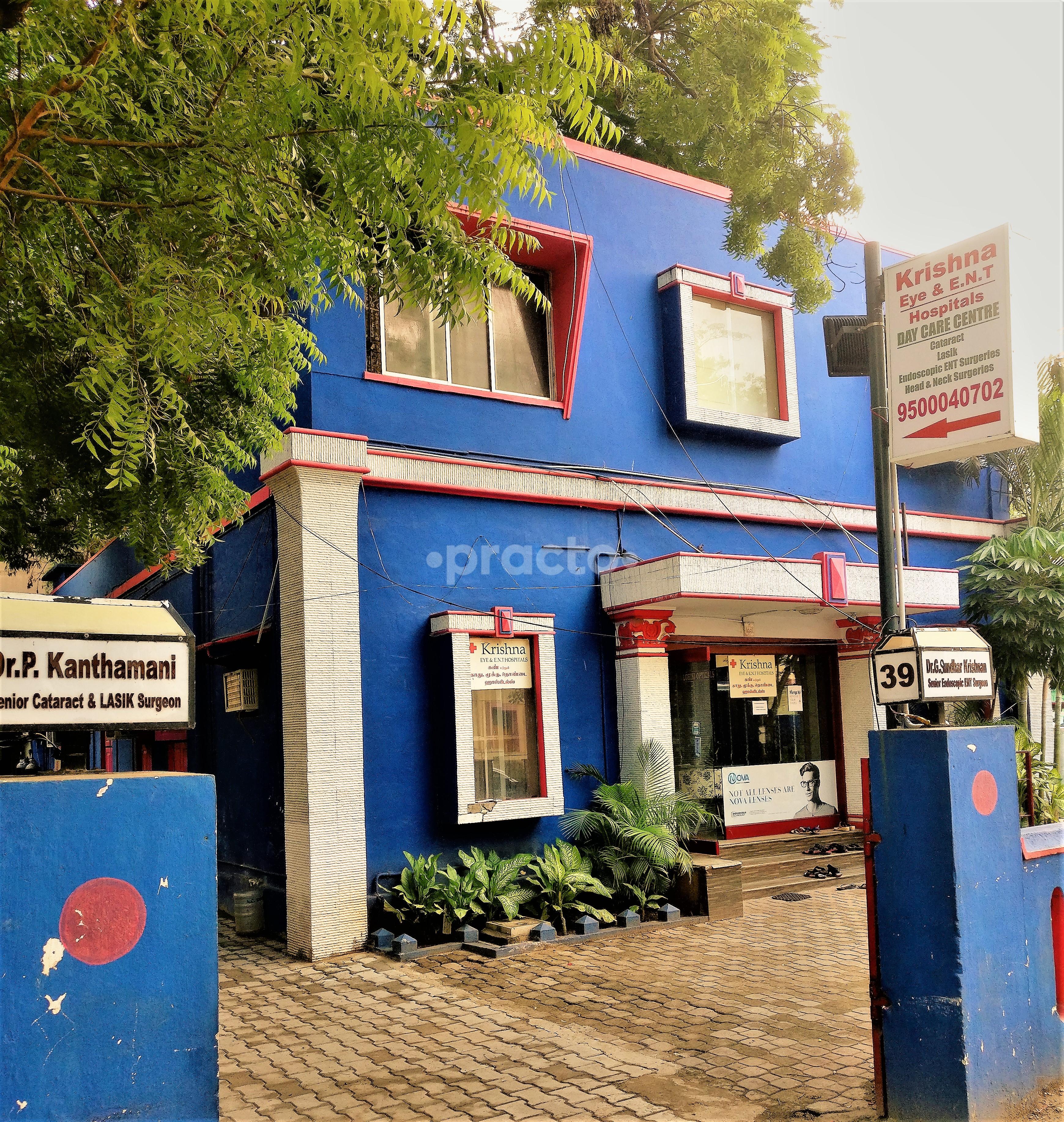 Entrance at Krishna Eye and ENT Hospitals T Nagar Chennai