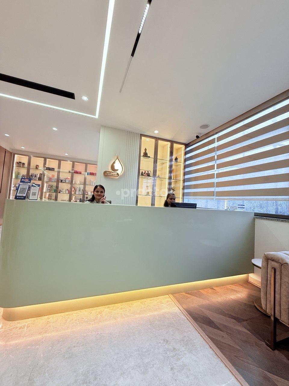 Reception Area at Skin Mantraa Pitampura Delhi