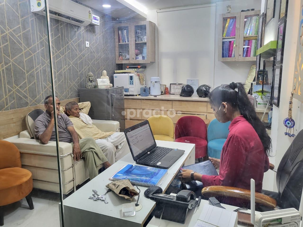Reception Area at Family Dental Clinic Patparganj Delhi